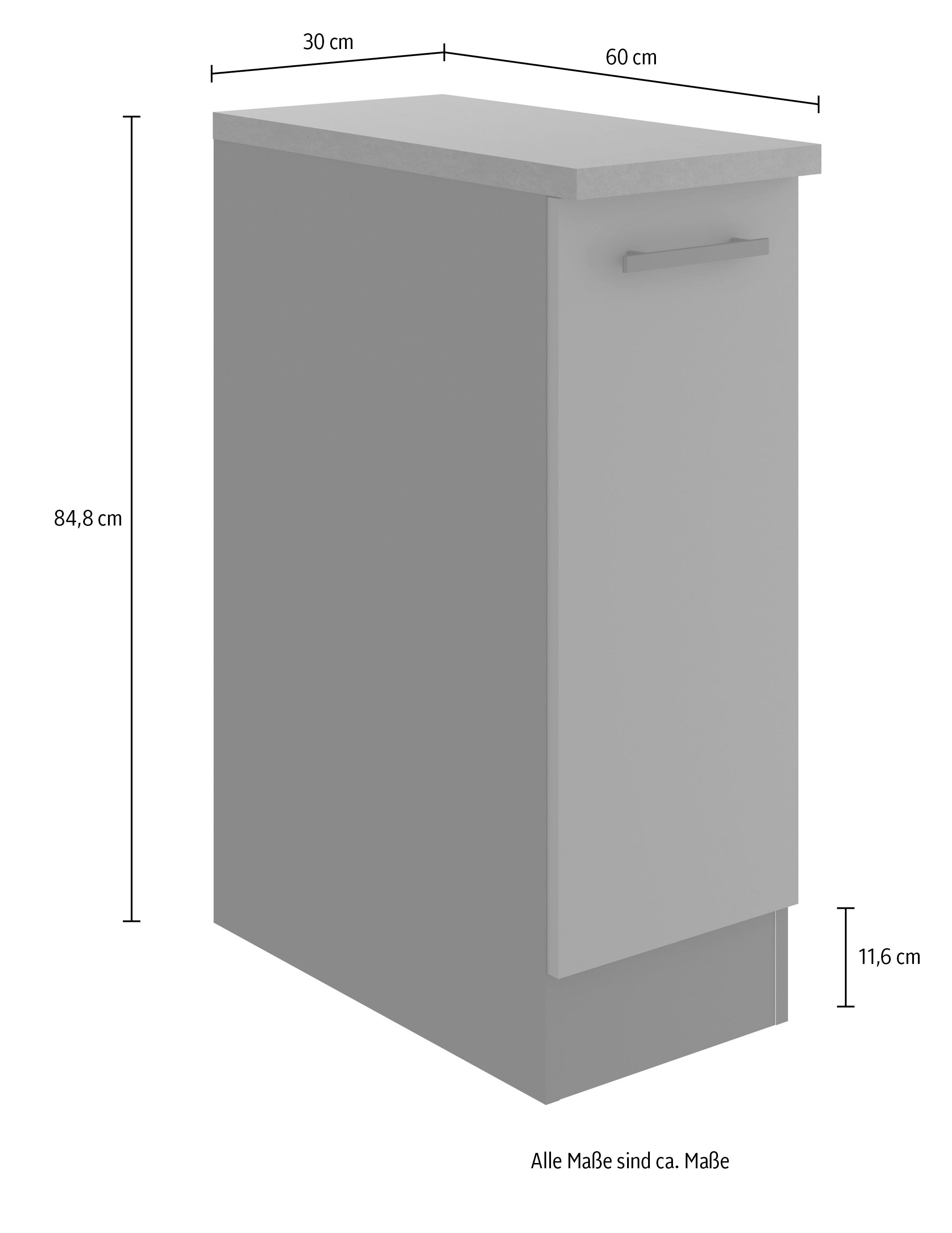 OPTIFIT Apothekerschrank »Bella«, Breite/Höhe 30/84,8 cm, Anbau-und Unterbau möglich