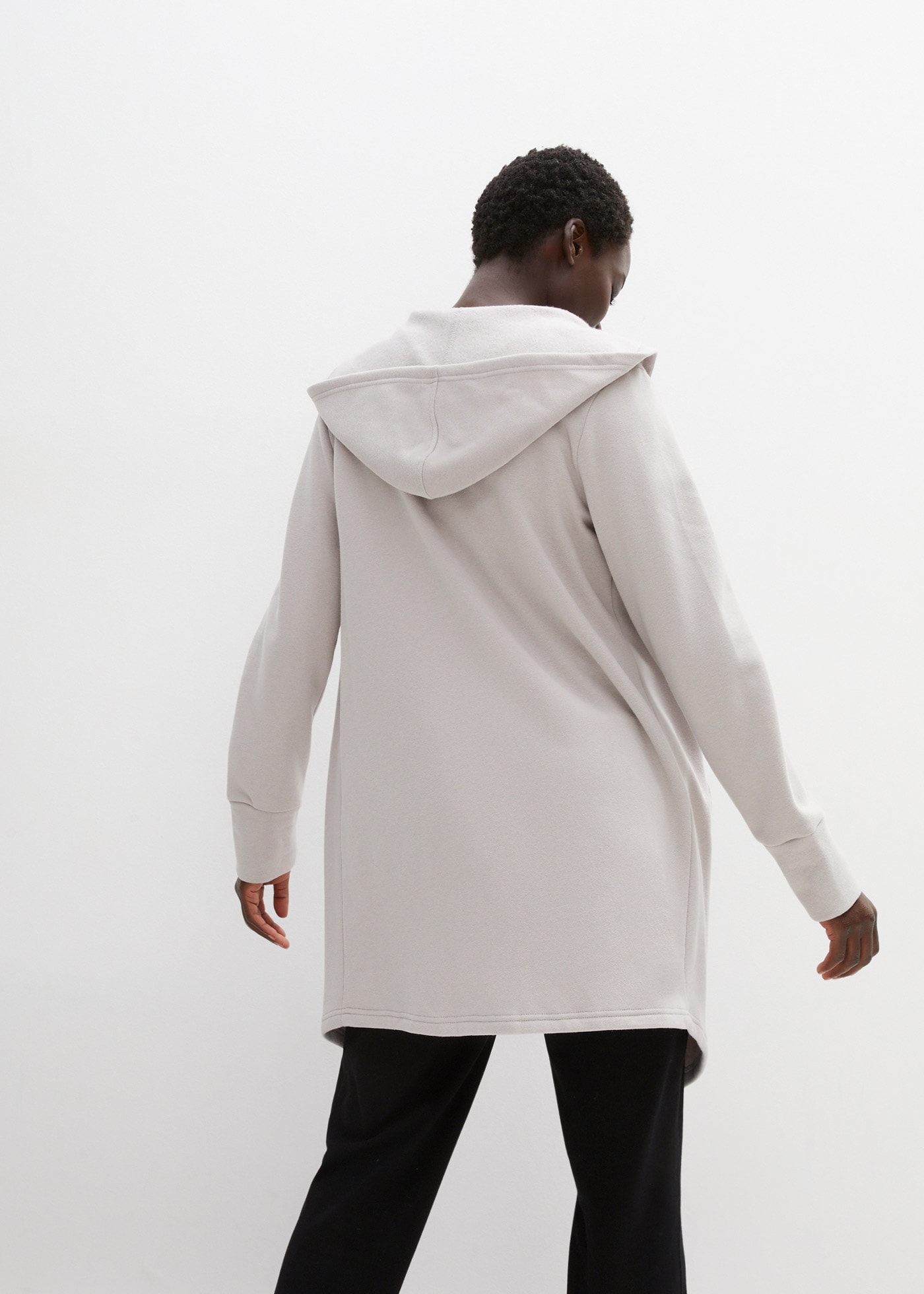 bonprix Sweatjacke »Long-Sweatjacke« Long-Sweatjacke