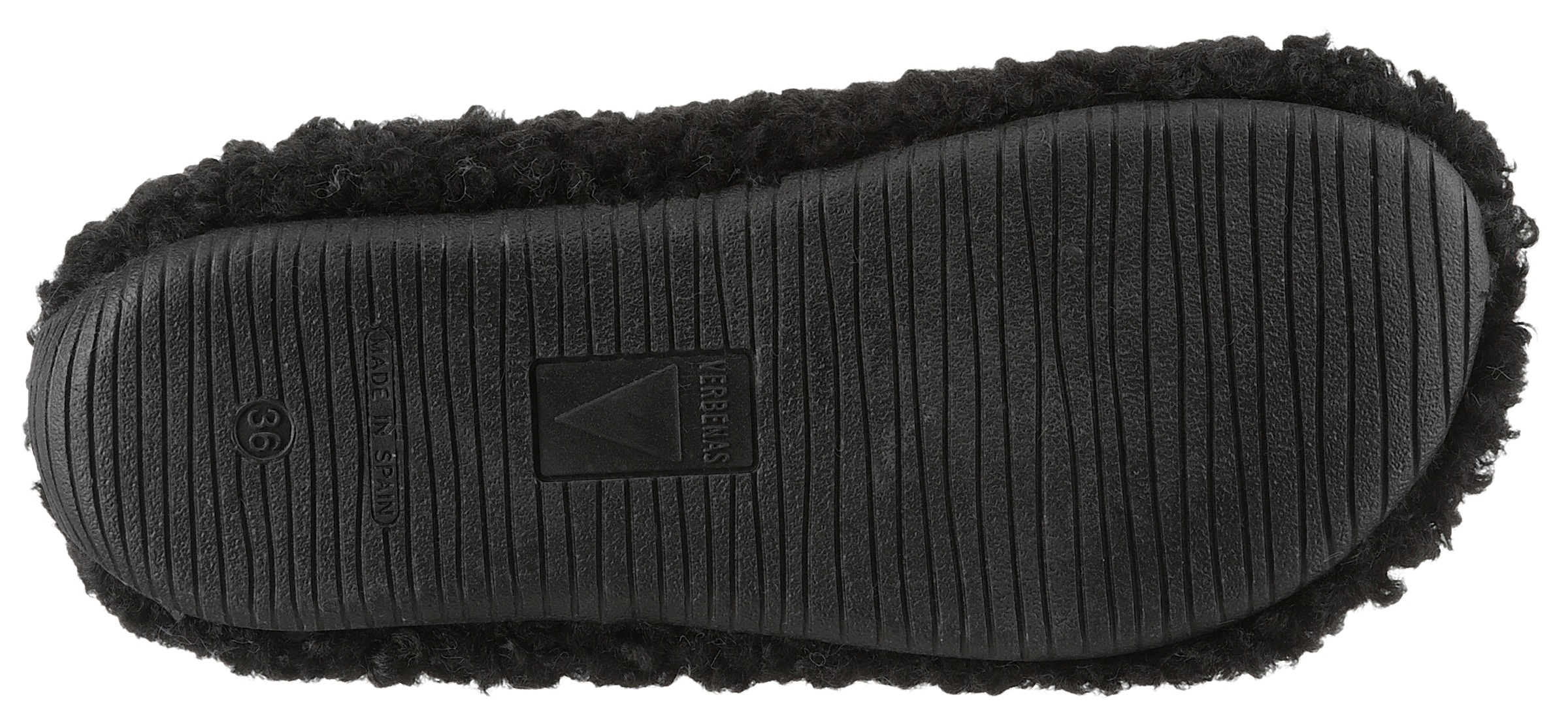 Thumbnail - VERBENAS Pantoffel, Hausschuh, Homeslipper, Clog in kuscheliger Optik