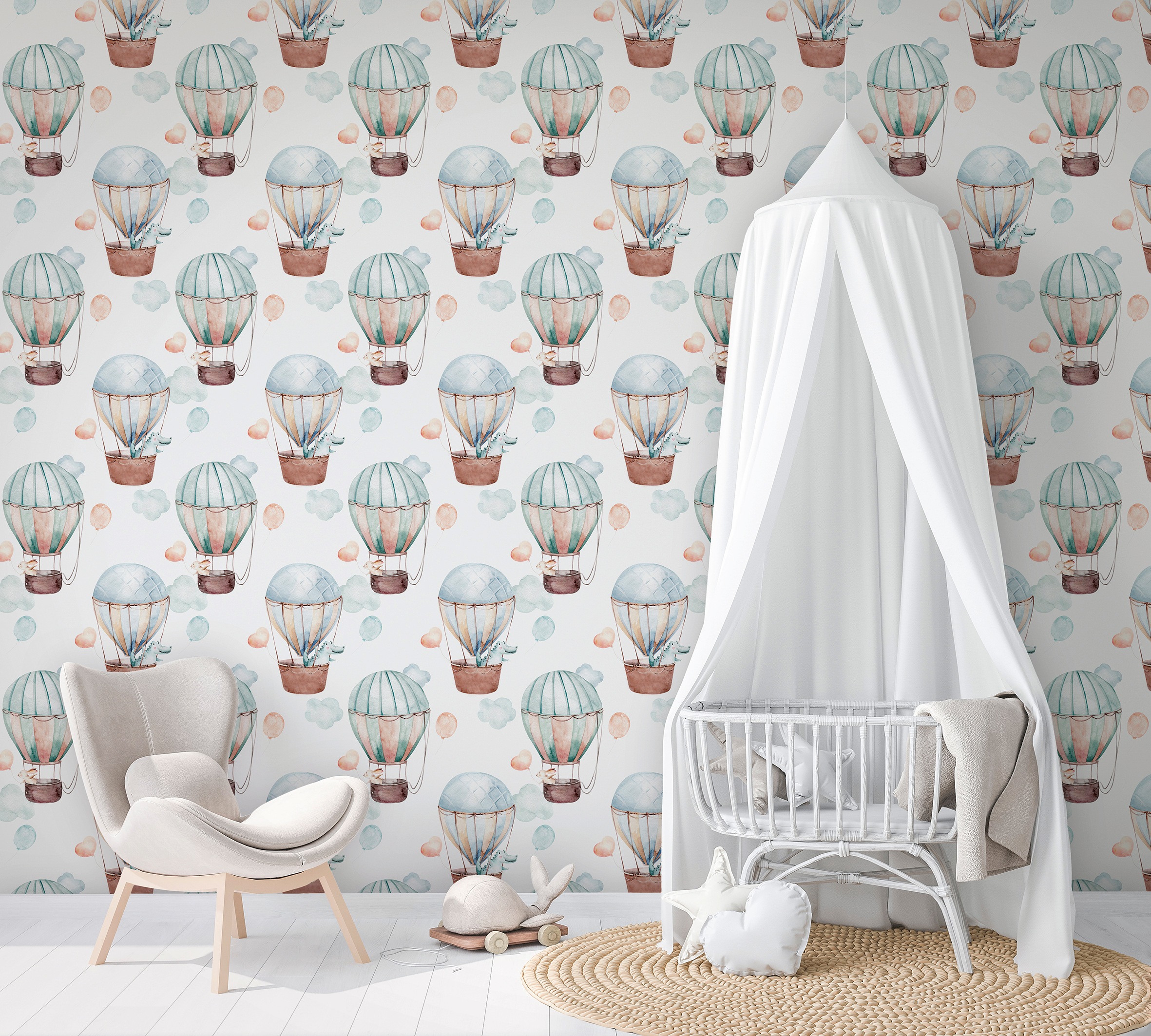 Marburg Kindertapete, Motiv-matt, Tiere, moderne Tapete für Wohnzimmer Schlafzimmer Küche