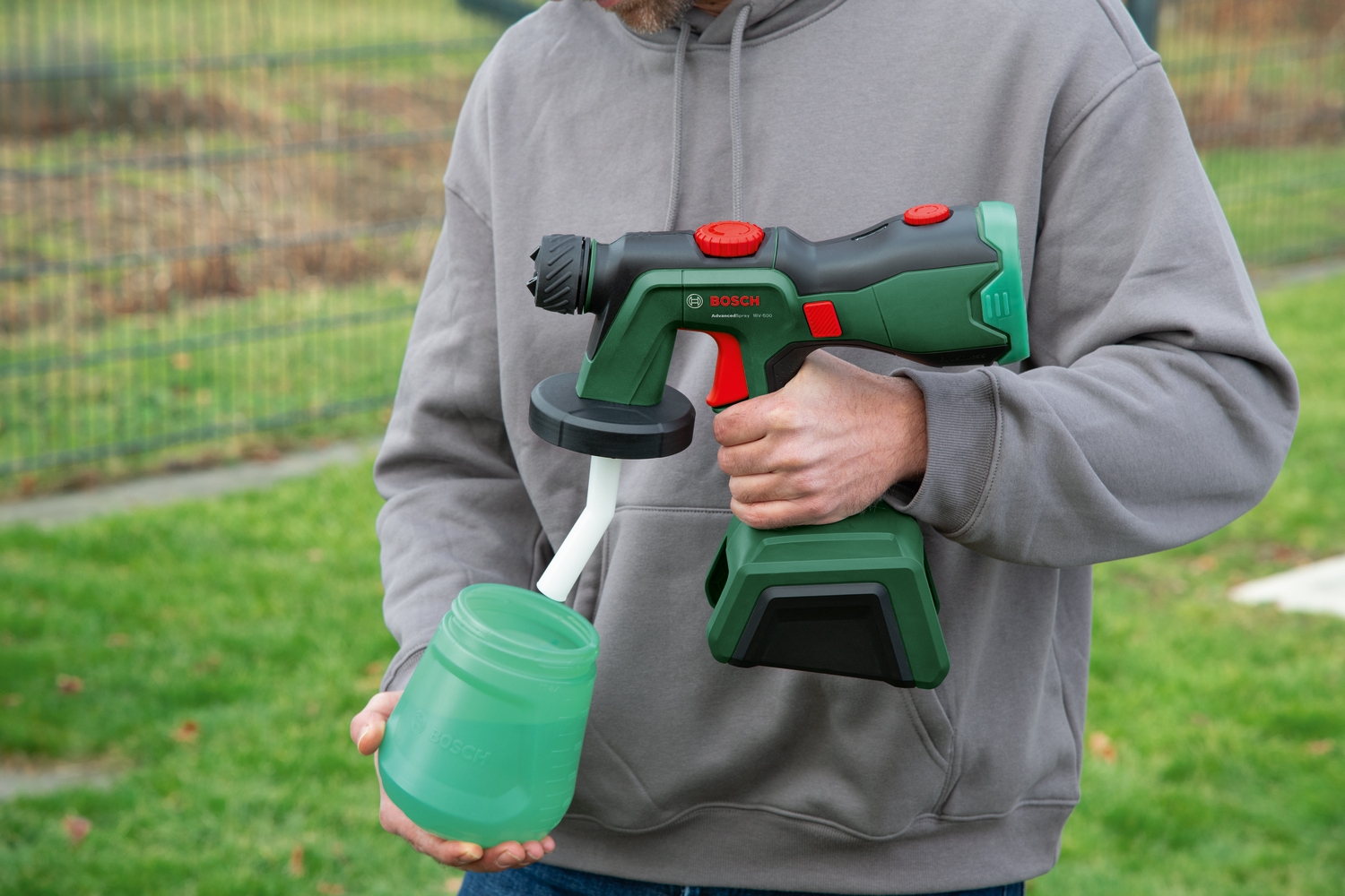 Bosch Home & Garden Farbsprühgerät »AdvancedSpray 18V-500«, ohne Akku und Ladegerät
