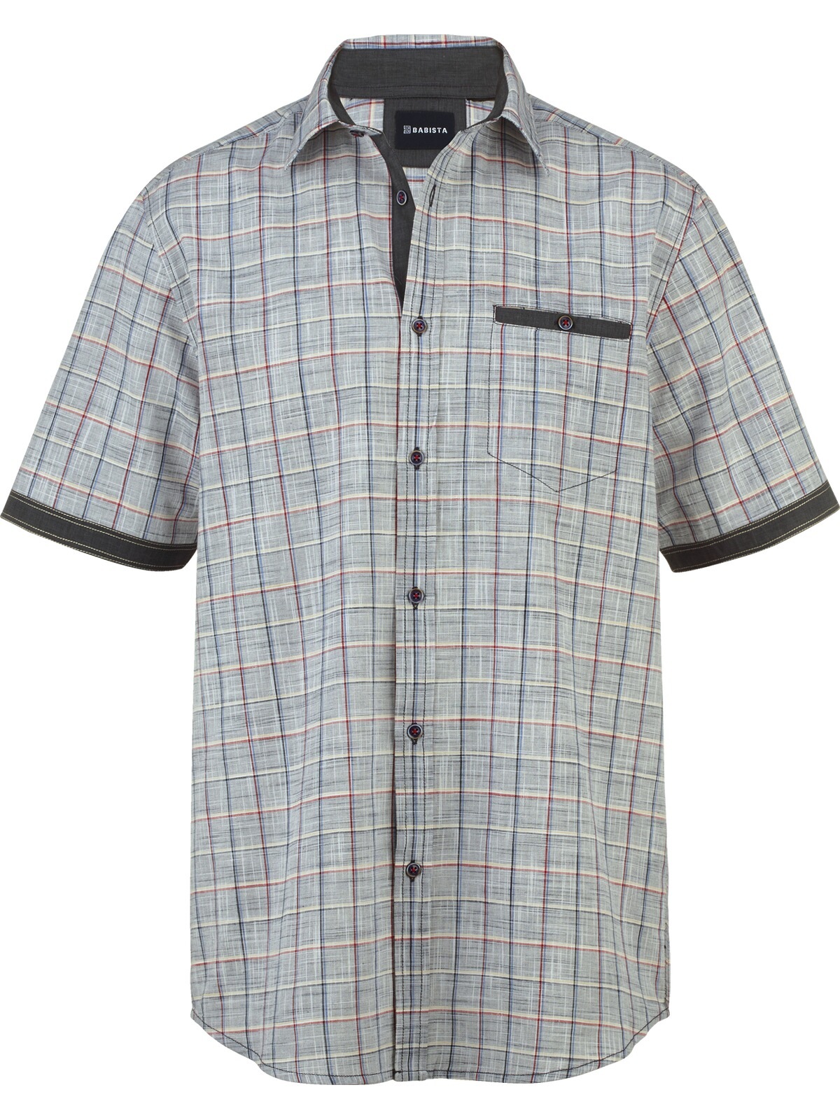 Babista Kurzarmhemd "Kurzarmhemd GIDONA" 1 Stk. mit kontrastfarbenen Akzent günstig online kaufen