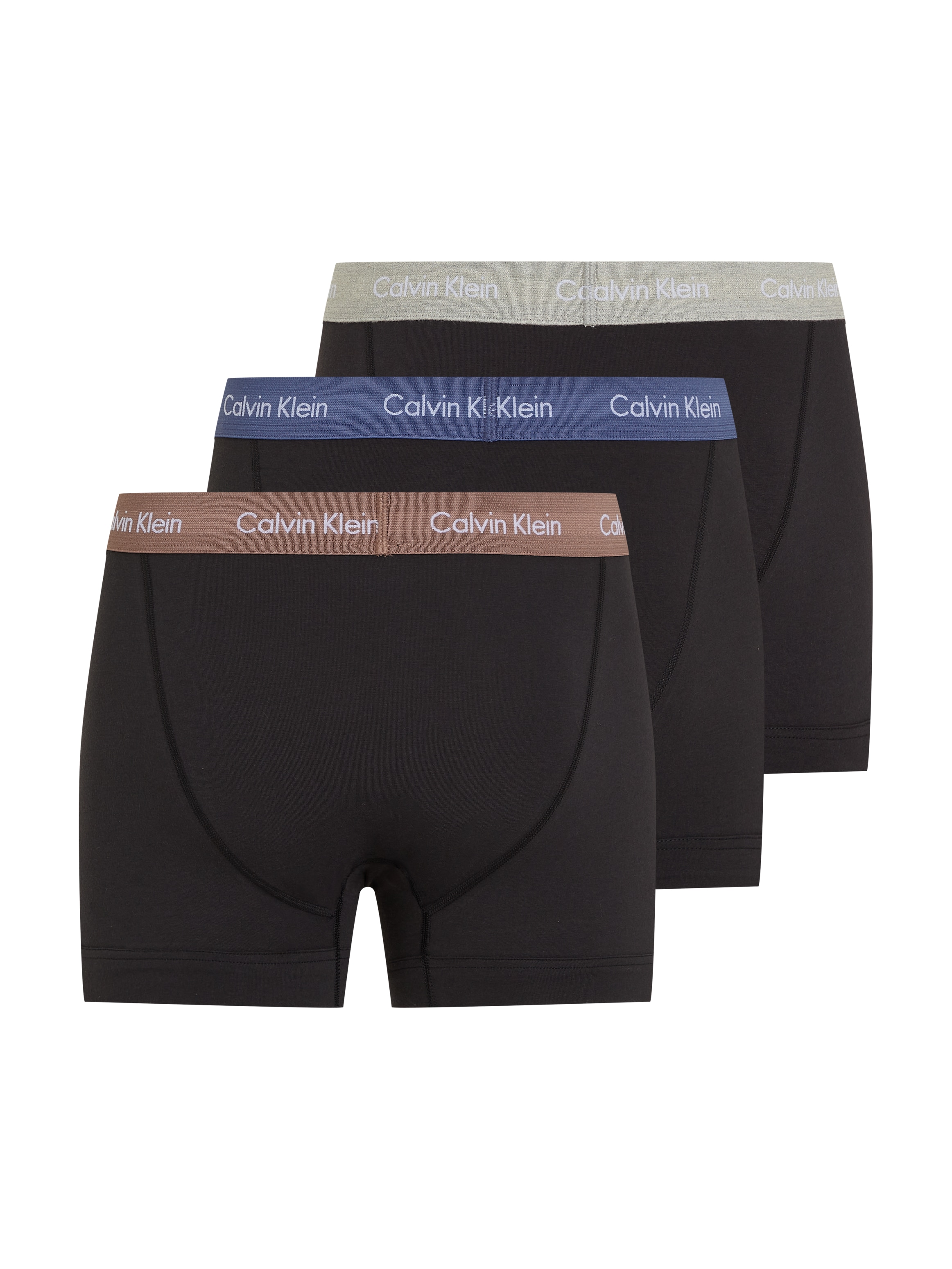 Calvin Klein Underwear Trunk "TRUNK 3PK", (Packung, 3 St.), mit Calvin Klein Logo-Elastikbund (3 Stück)