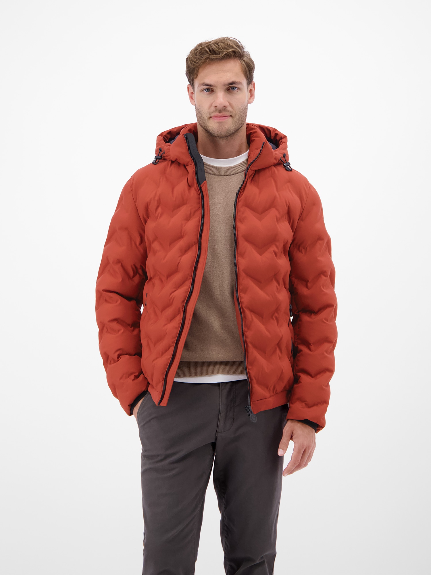 LERROS LKZ10405 Men's Quilted Jacket Red 3XL
