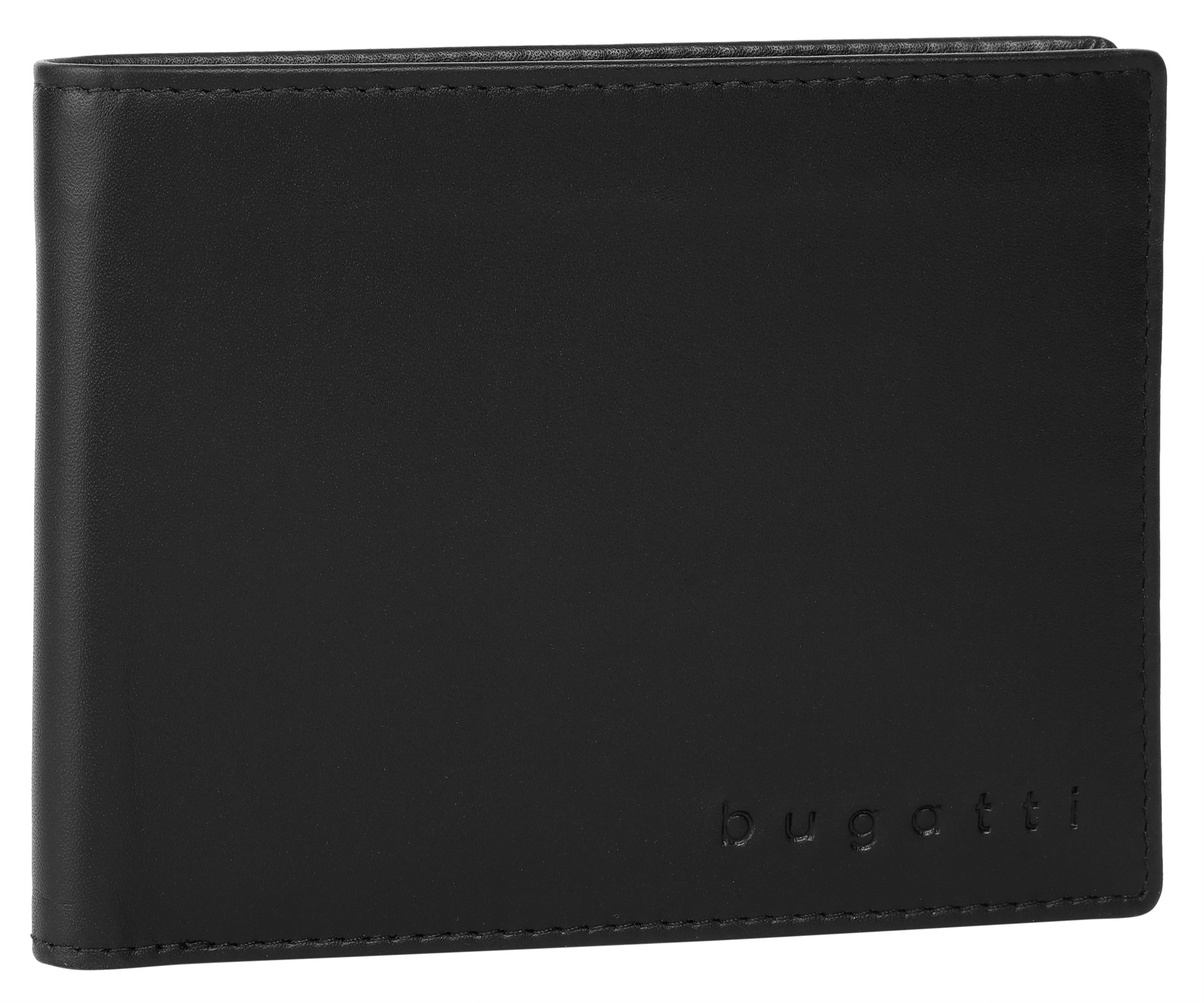 bugatti Geldbörse "BUGATTI Herren SUPER SLIM RFID echt Leder" echt Leder