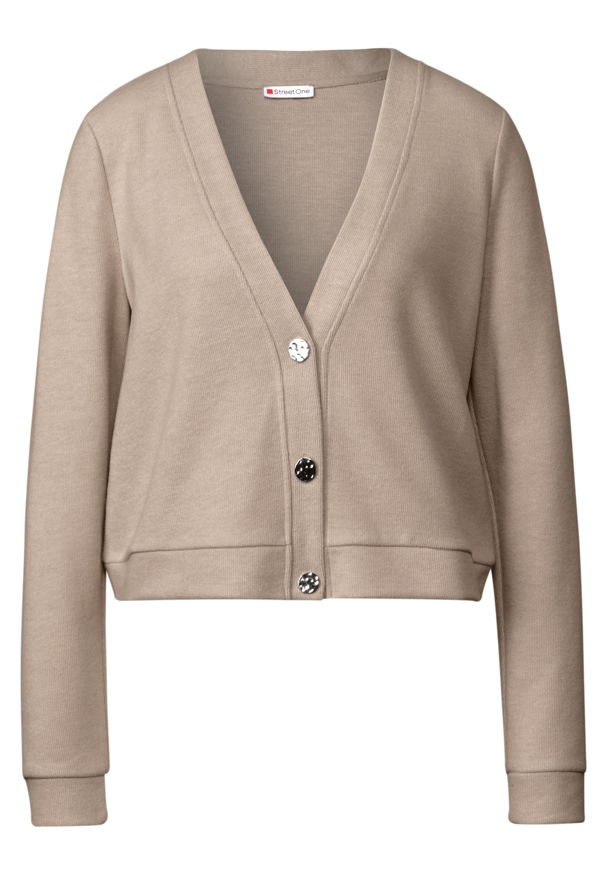 STREET ONE Cardigan, mit V-Ausschnitt