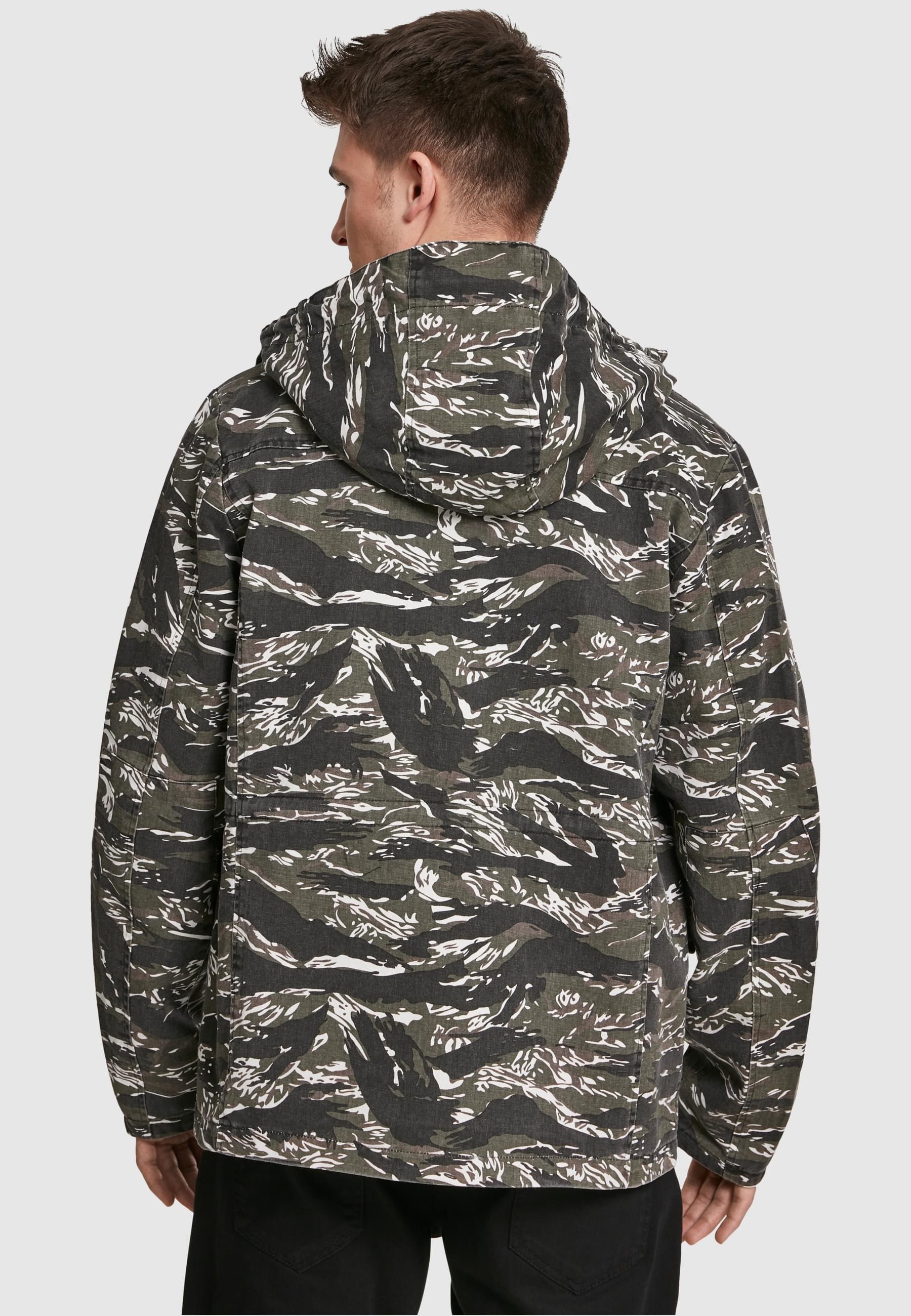 URBAN CLASSICS Allwetterjacke »Urban Classics Herren Tiger Camo Cotton Jacket«, (1 St.), mit Kapuze