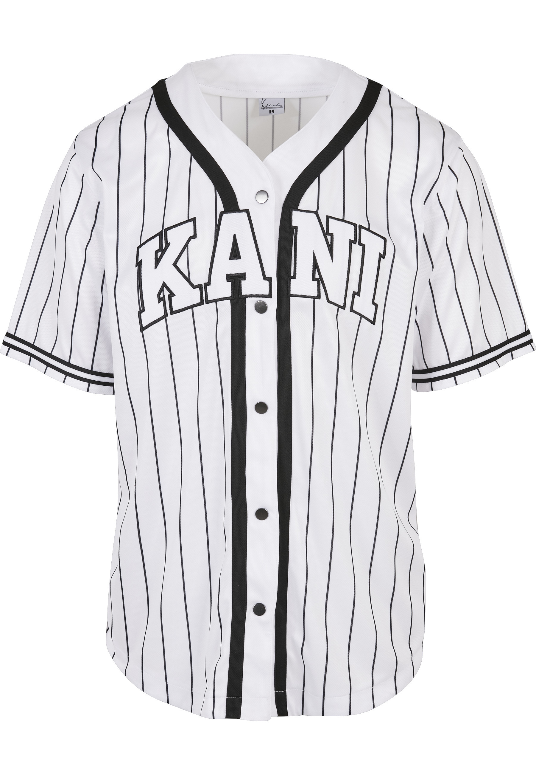 Karl Kani Funktionshemd "Karl Kani Herren KM221-115-2 Serif Pinstripe Baseball Shirt" 1