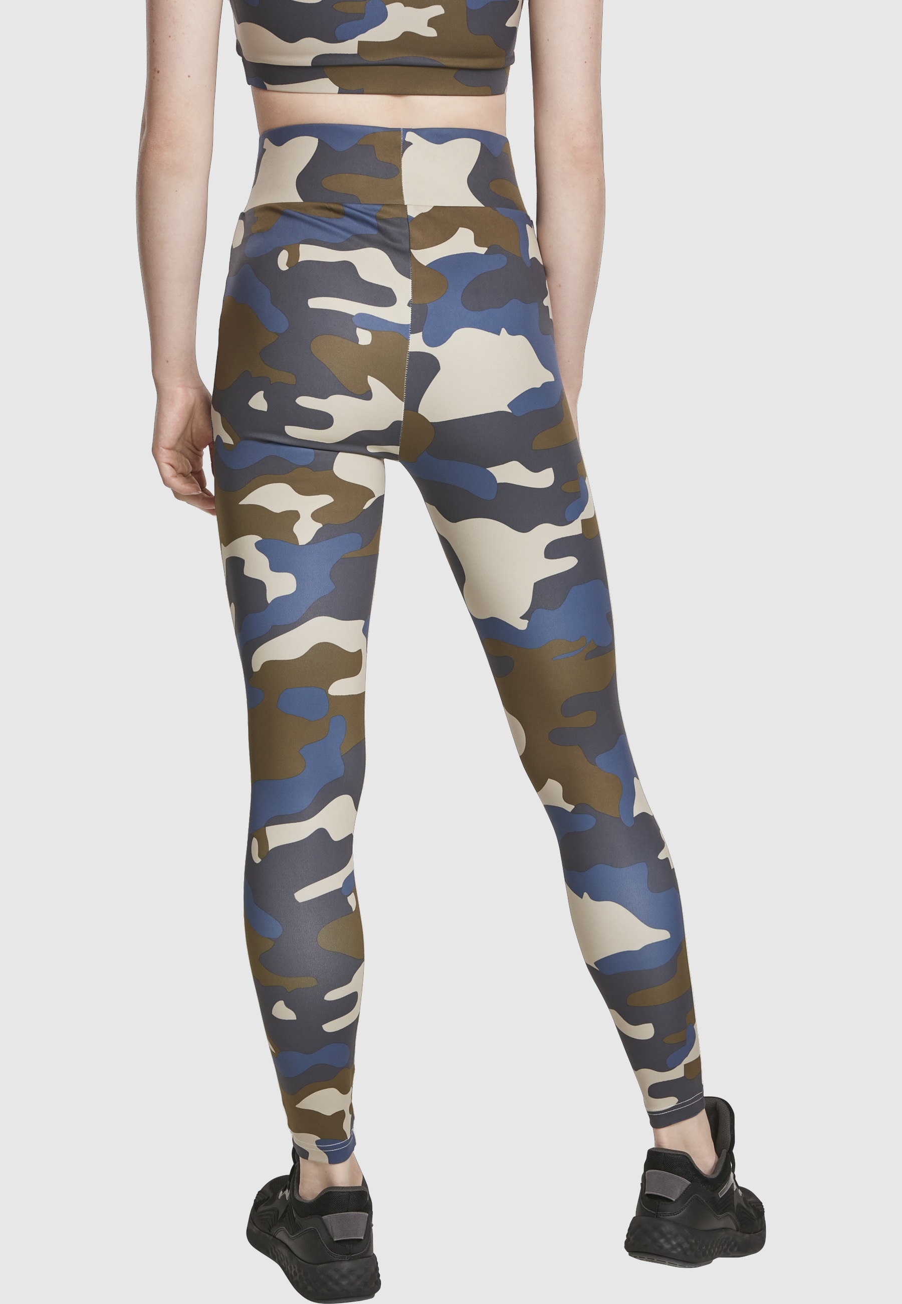 URBAN CLASSICS Leggings »Urban Classics Damen Ladies High Waist Camo Tech Leggings«
