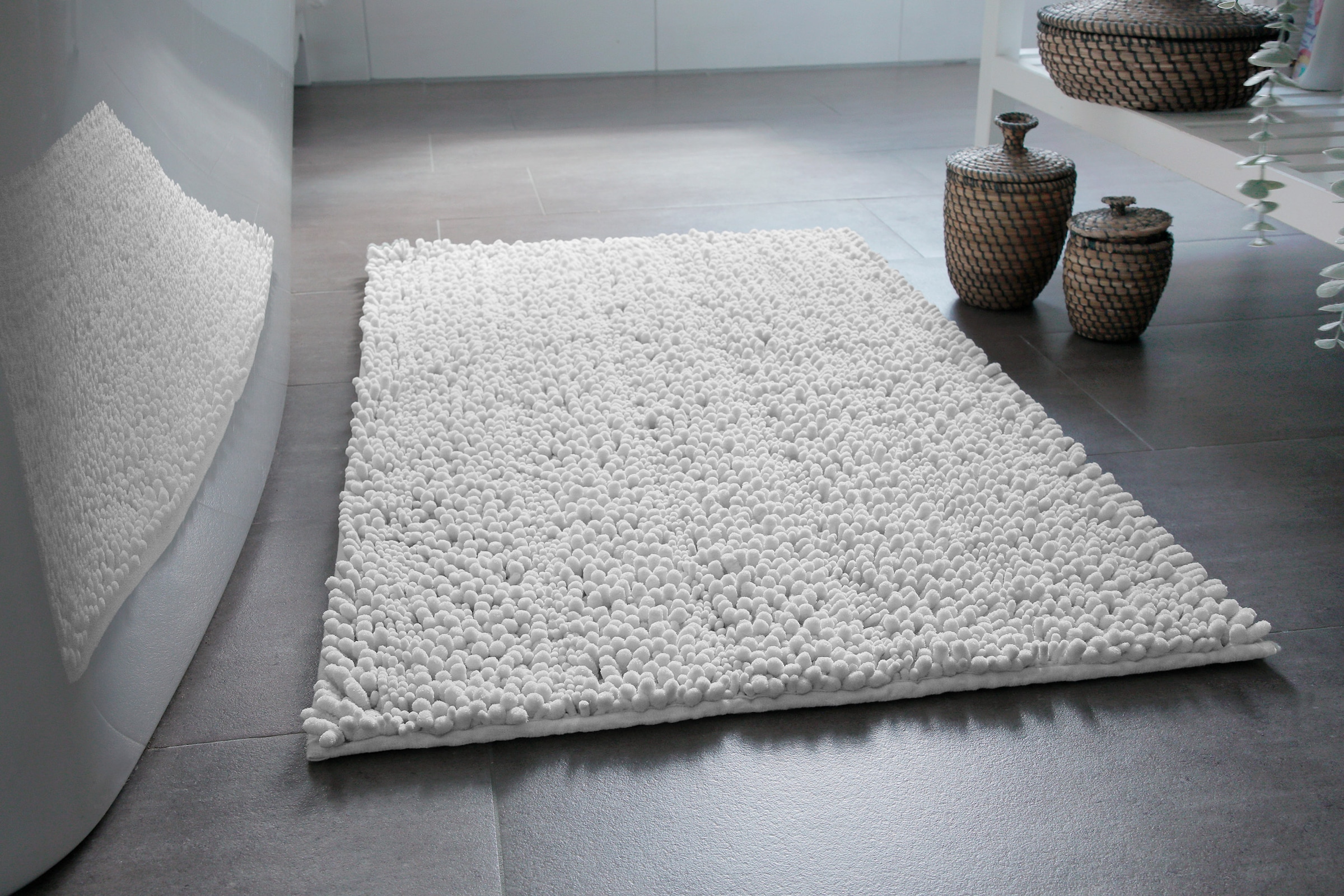 Wecon home Basics Badematte "Benno" Höhe 22 mm waschbar, rutschfest, sehr w günstig online kaufen