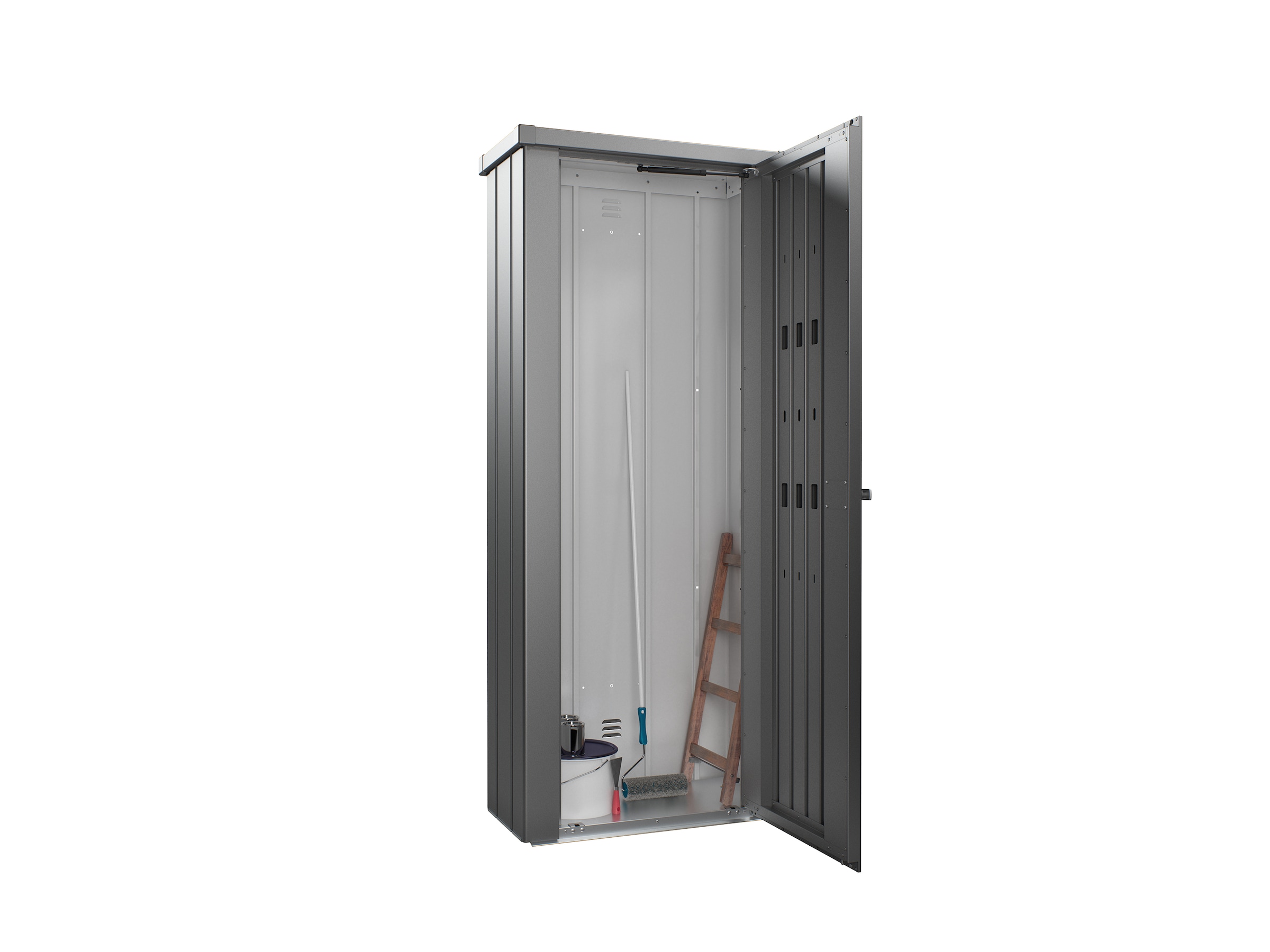 Biohort Mehrzweckschrank »Julia Gr S high dunkelgrau metallic« 77,7x 40,9x 181 cm
