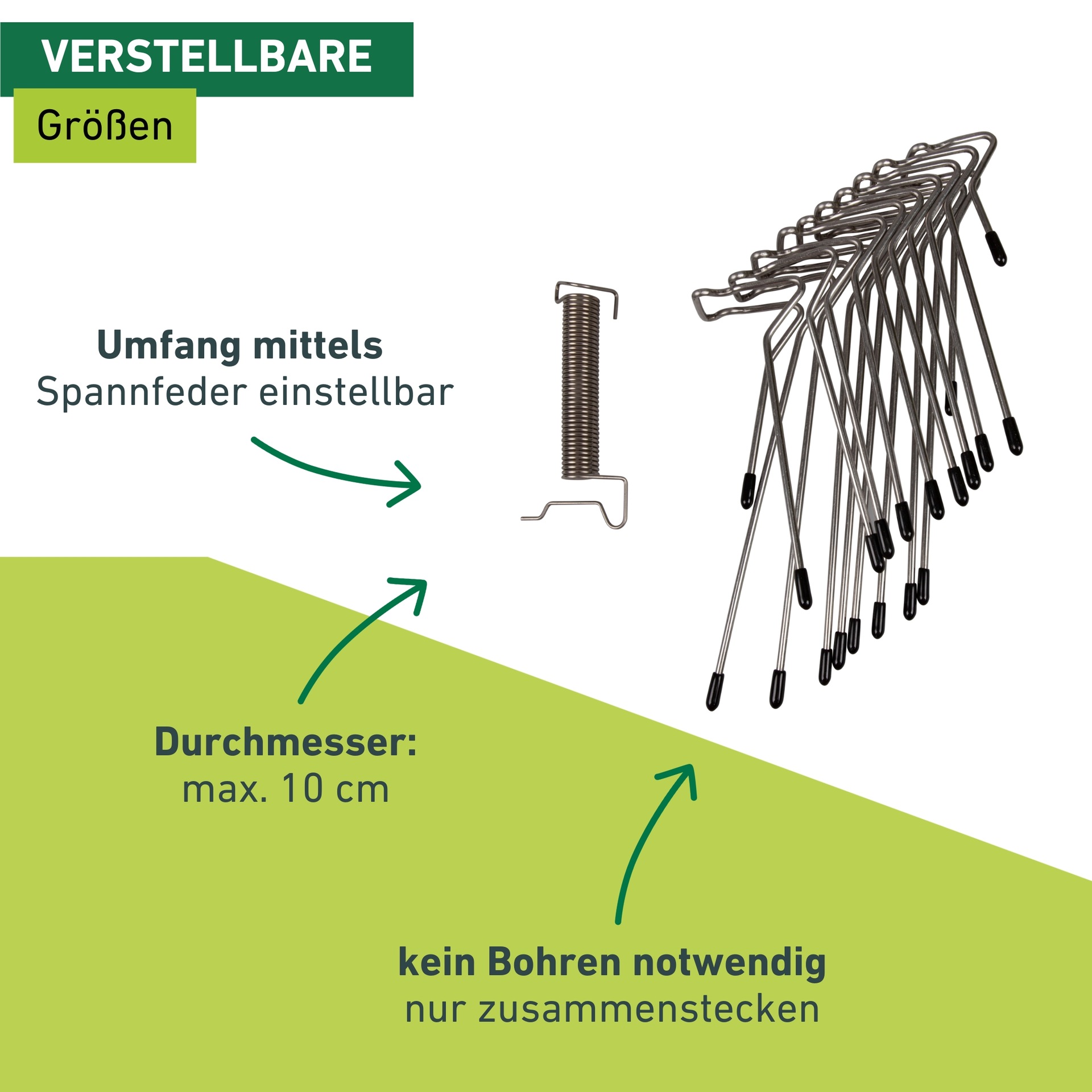 Windhager Marder-Abwehrgürtel »Marder-Abwehr Fallrohr-Gürtel« einfache und bohrenfreie Montage, Marderschutz für Regenrohr bis 10 cm