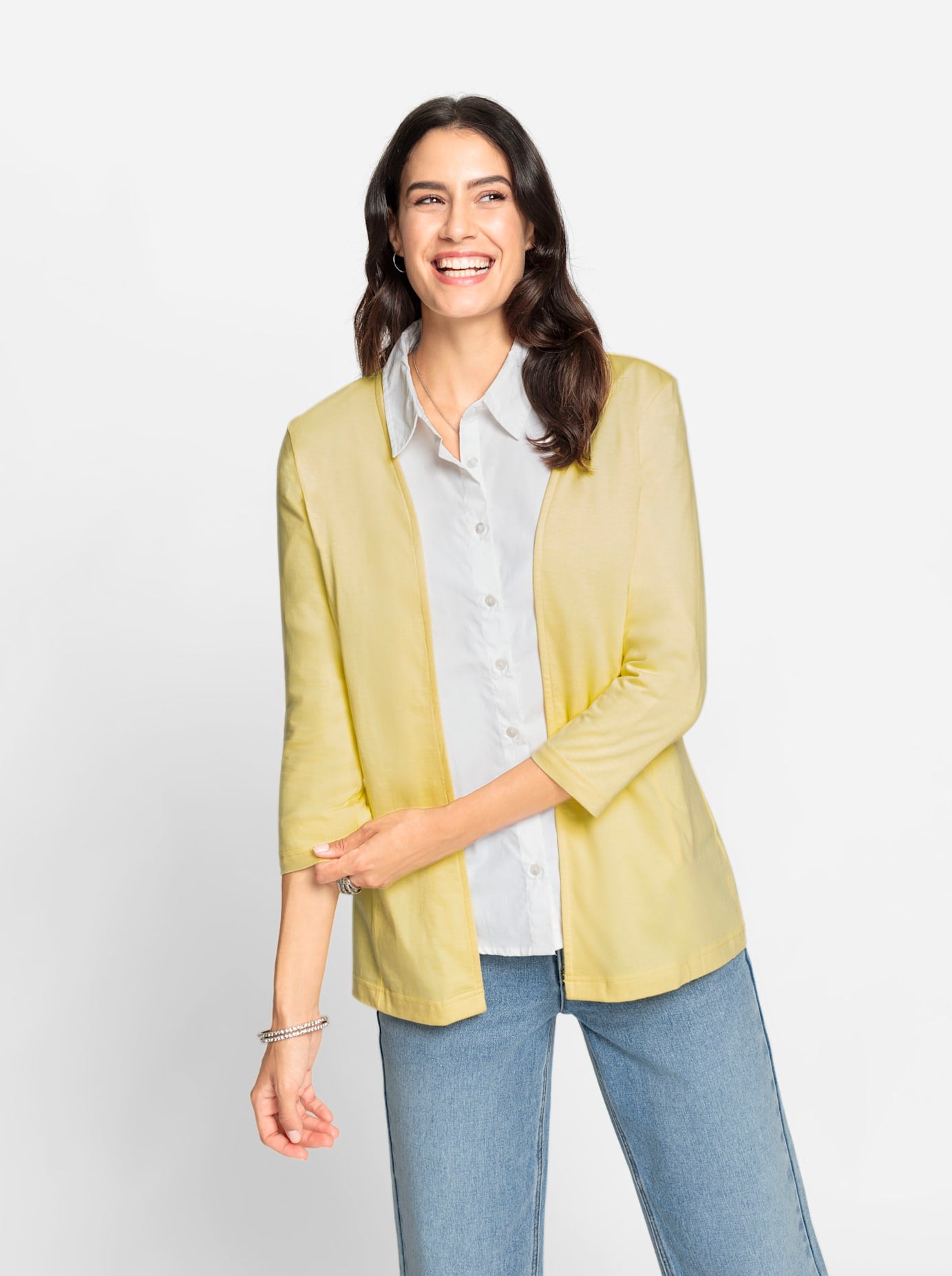 Inspirationen Shirtjacke »Shirtjacke«, (1 tlg.)
