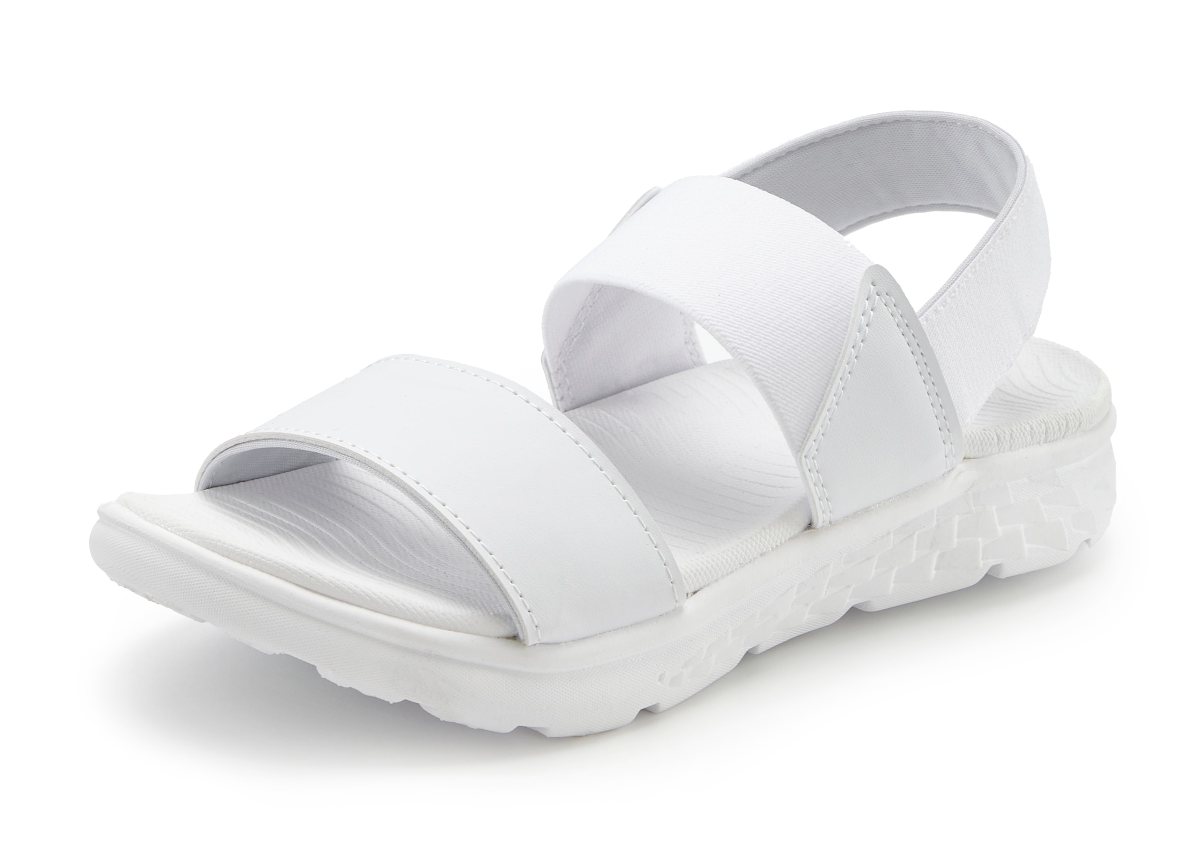 Vivance Sandale »Sommerschuh«, Sandalette, Sommerschuh mit leichter Sohle & elastischen Riemen VEGAN
