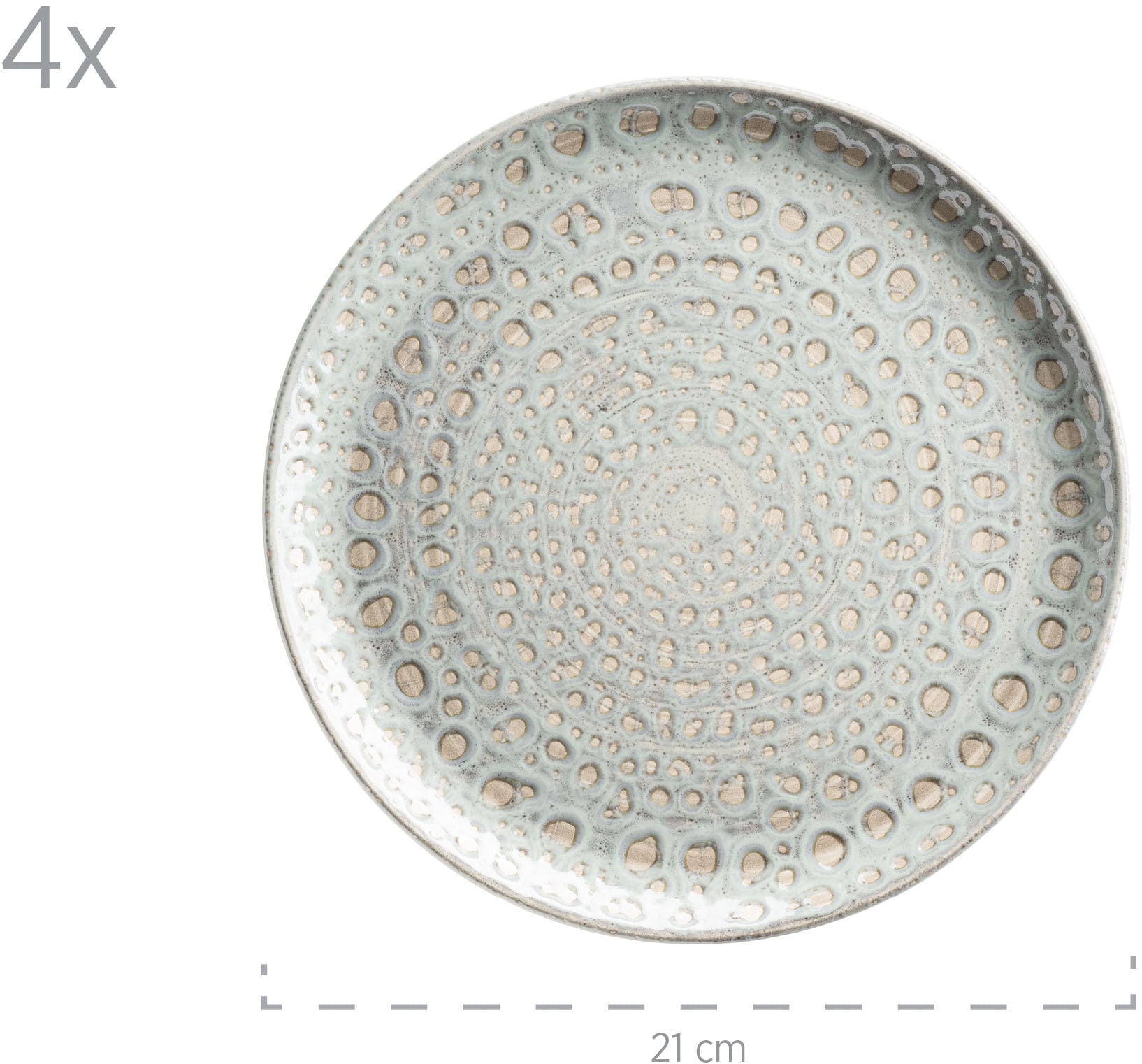 MÄSER Kombiservice »SPICY MARKET, Geschirr-Set, Steingut«