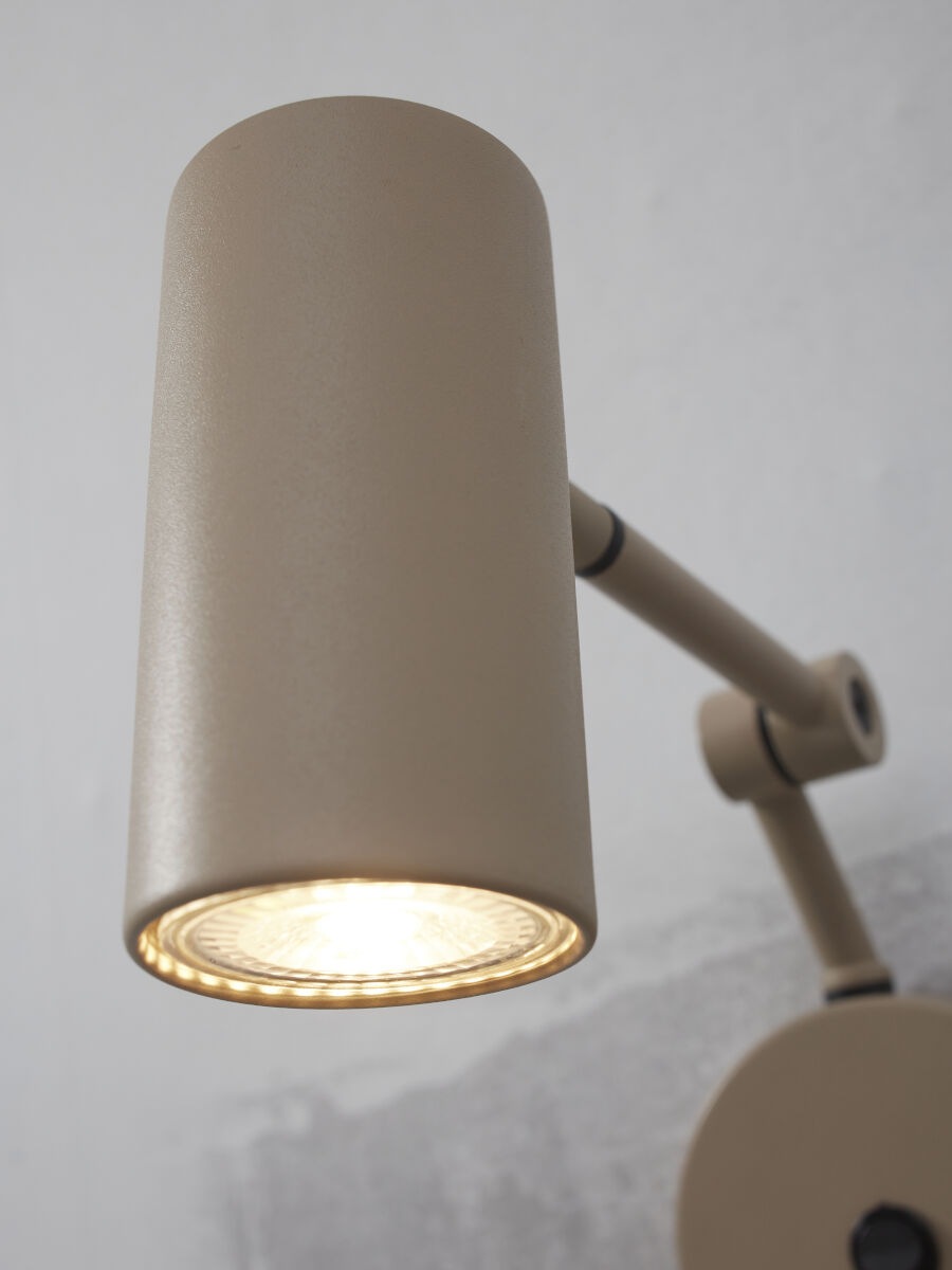 it's About RoMi Wandleuchte »MONTREUX«, 1 flammig, Leuchtmittel GU10 | LED wechselbar, Spot