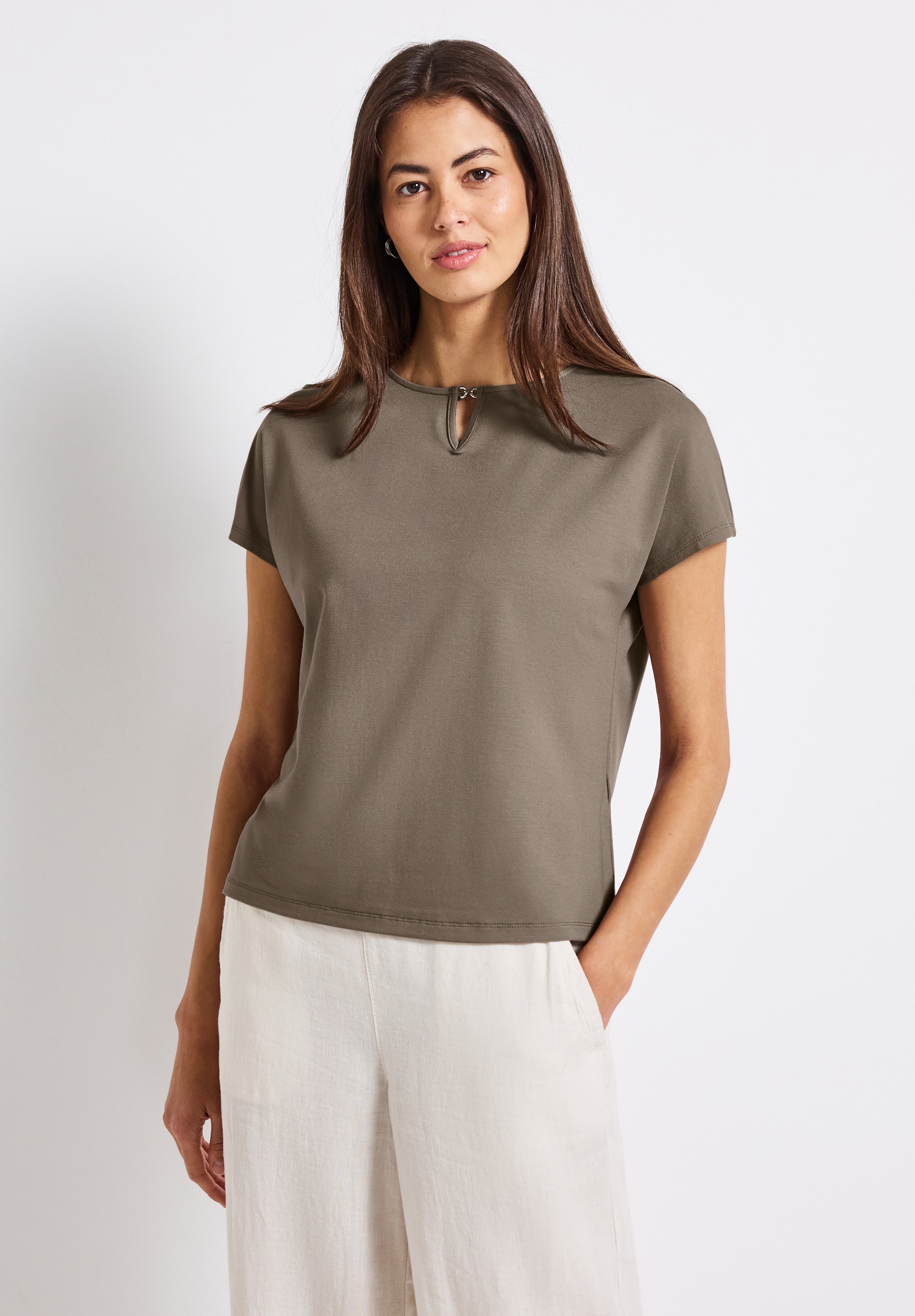 STREET ONE T-Shirt, aus softer Viskose günstig online kaufen