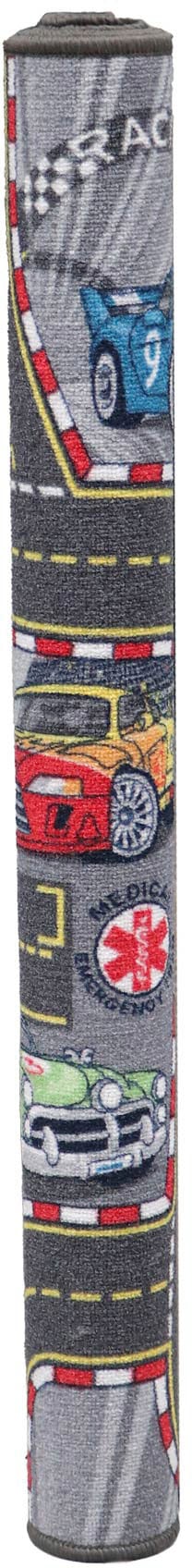 Primaflor-Ideen in Textil Kinderteppich »Spielteppich CARS«, rechteckig, Kurzflor, Straßen-Spiel-Teppich, Motiv Autos, Kinderzimmer