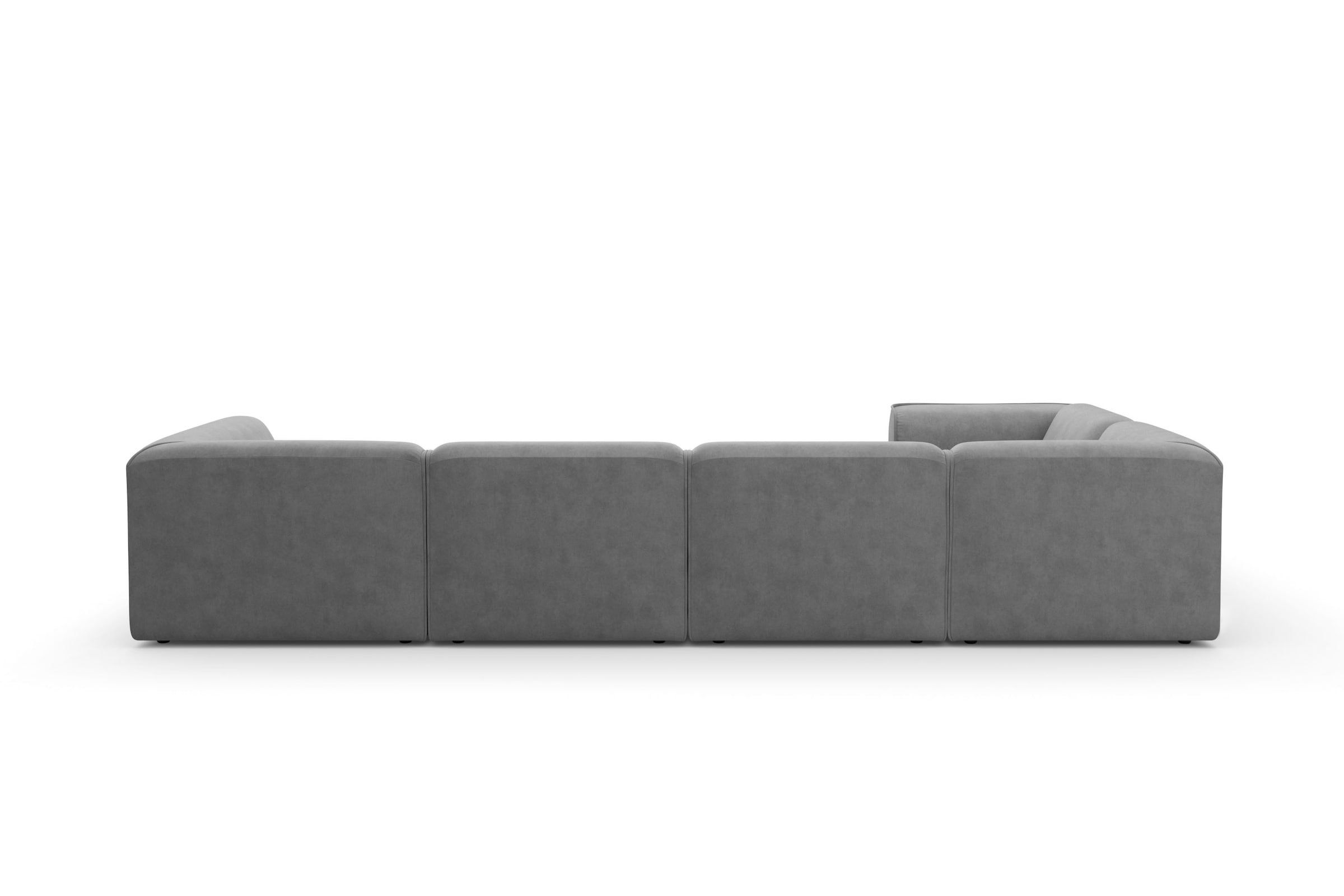 RAUM.ID Wohnlandschaft »Merid U-Form, jederzeit durch Module erweiterbar, B/T/H: 367/206/70 cm«, als Modul oder separat verwendbar, für individuelle Zusammenstellung