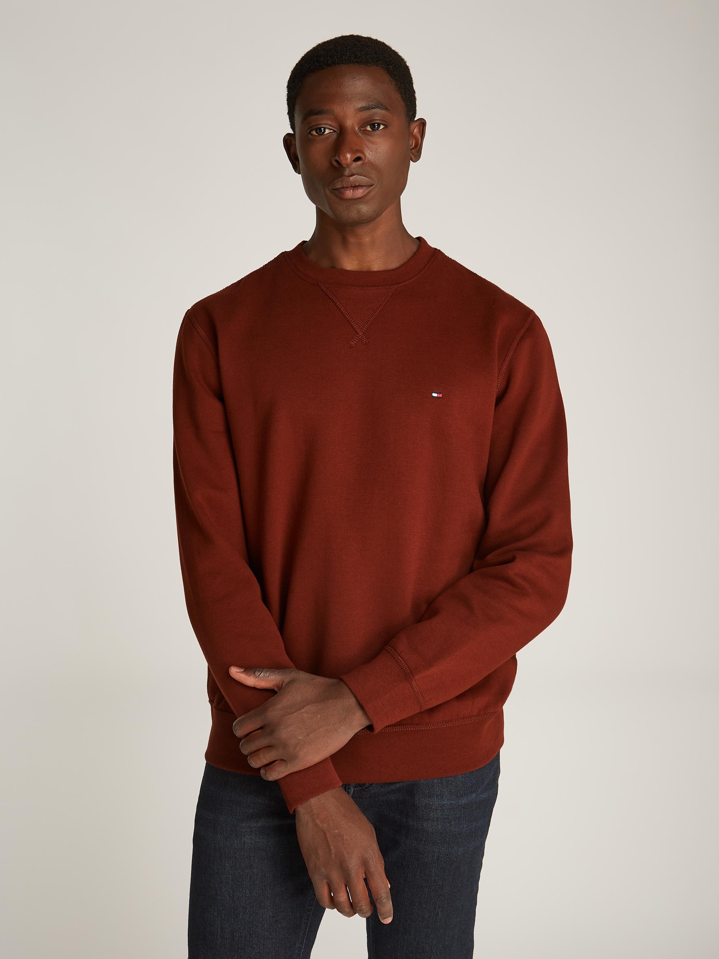 Tommy Hilfiger Sweatshirt "ESS SEASONAL FLEECE CREWNECK mit Rundhals und St günstig online kaufen