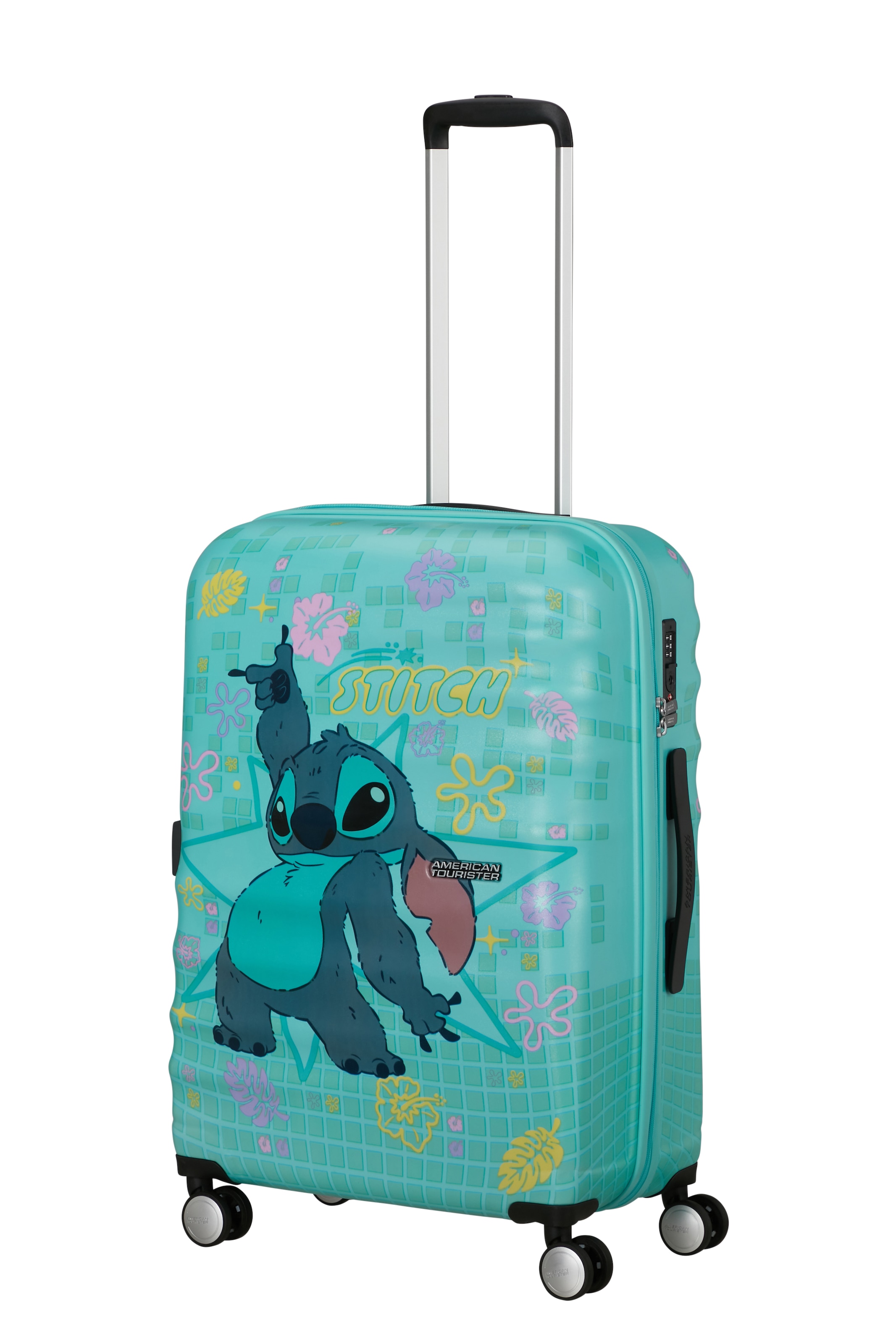 American Tourister® Hartschalen-Trolley »WAVEBREAKER DISNEY, verschiedene Motive«, 4 Rollen, Reisekoffer Reisegepäck
