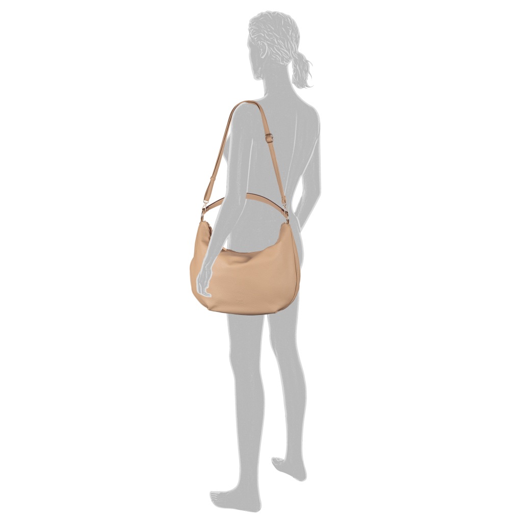 Gabor Hobo "Rosina" Umhängetasche, Schultertasche mit markantem Metal-Emble günstig online kaufen