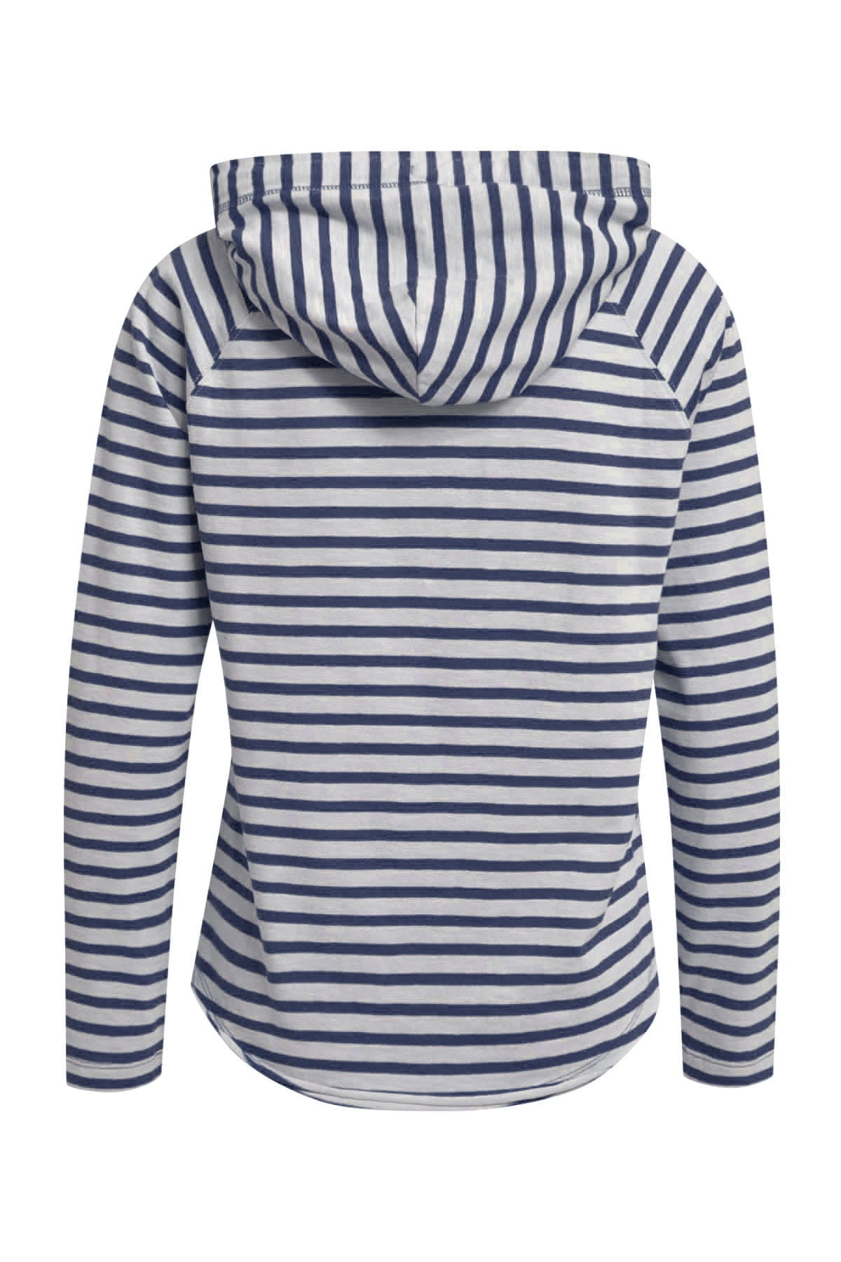 Smith & Soul Kapuzenshirt mit offenen Kanten am Saum