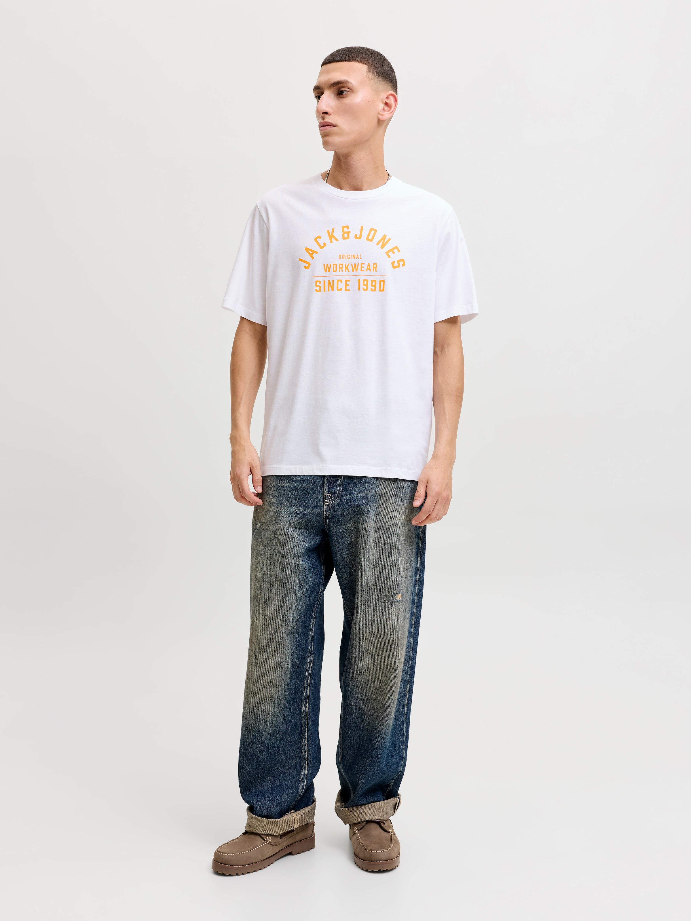 Jack & Jones T-Shirt »JPRBLUTHOR SS TEE FST 4PK MP« Packung, 4 aus Baumwolle, gerader Schnitt