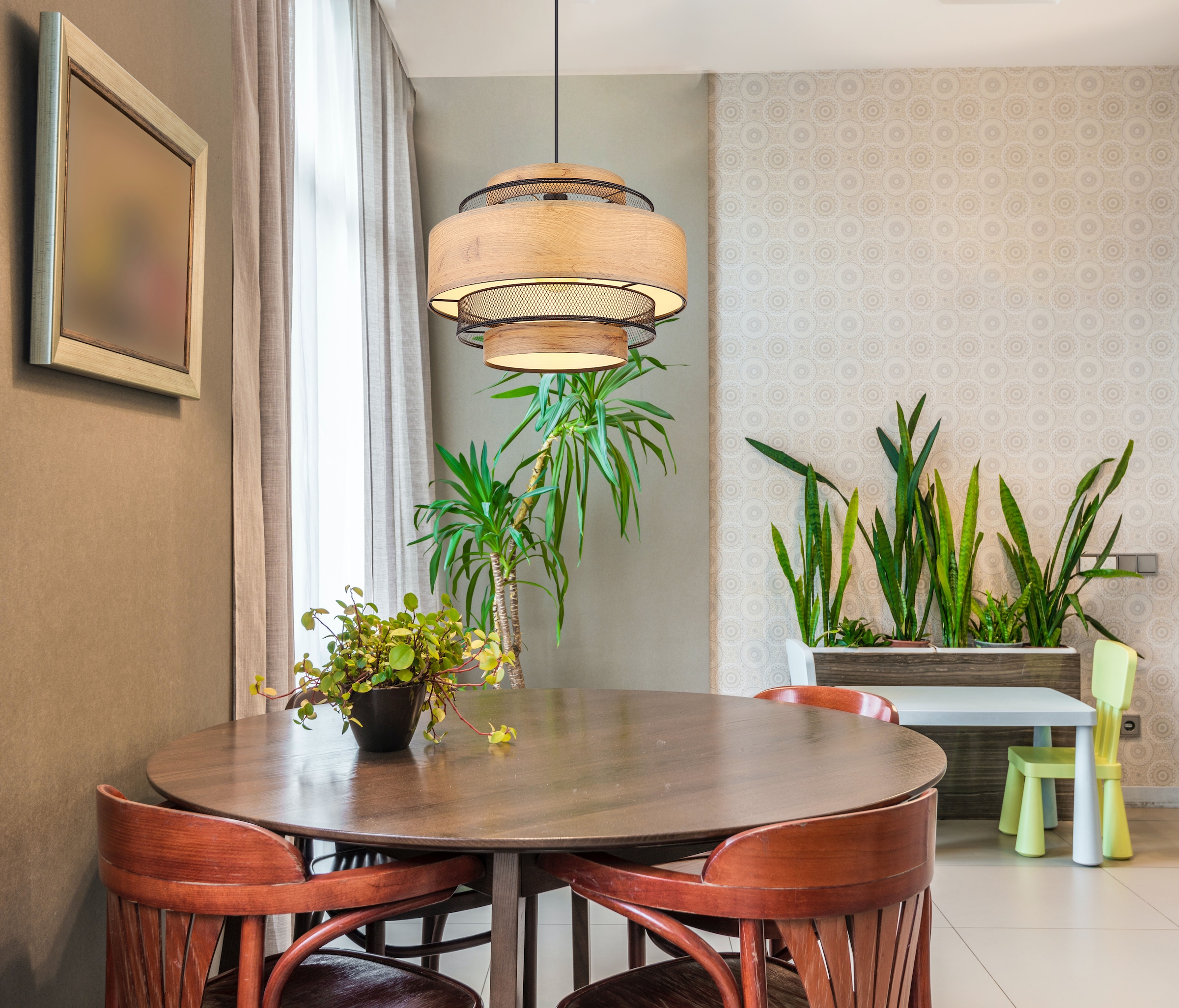 GLOBO LIGHTING Hängeleuchte »SOENI«, Leuchtmittel E27 | ohne Leuchtmittel, Hängelampe/Pendelleuchte/Esszimmer/Wohnzimmer/Esstisch