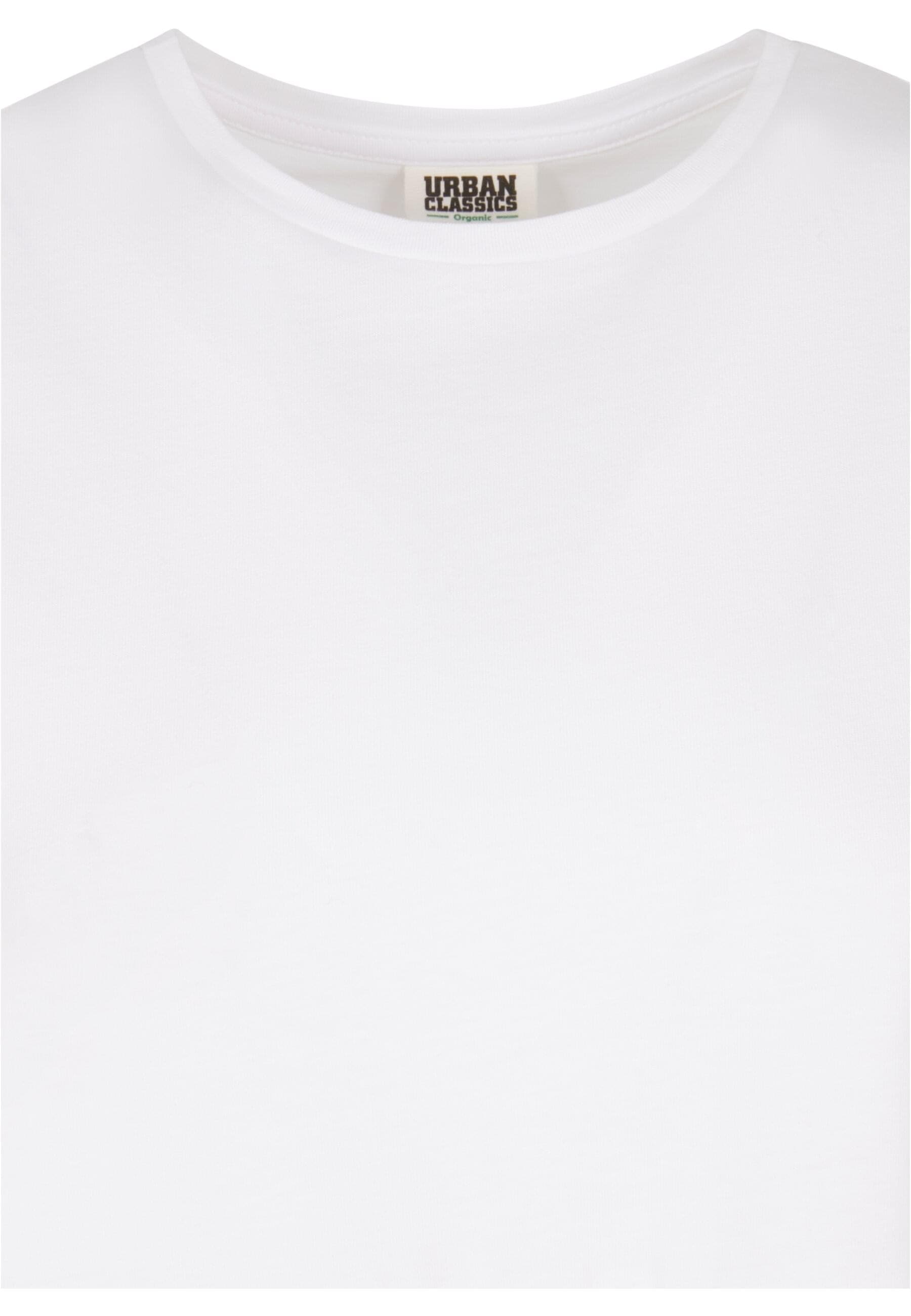 URBAN CLASSICS Shirtkleid »Urban Classics Damen Ladies Organic Empire Valance Tee Dress«, (1 tlg.)