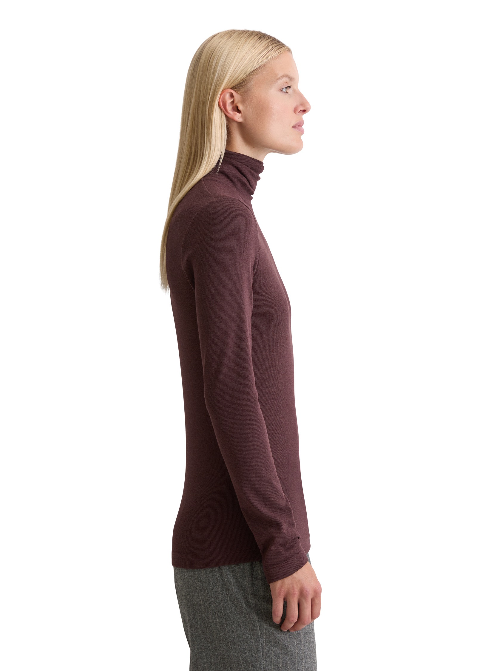 Marc OPolo Langarmshirt "aus soft geripptem Jersey" günstig online kaufen