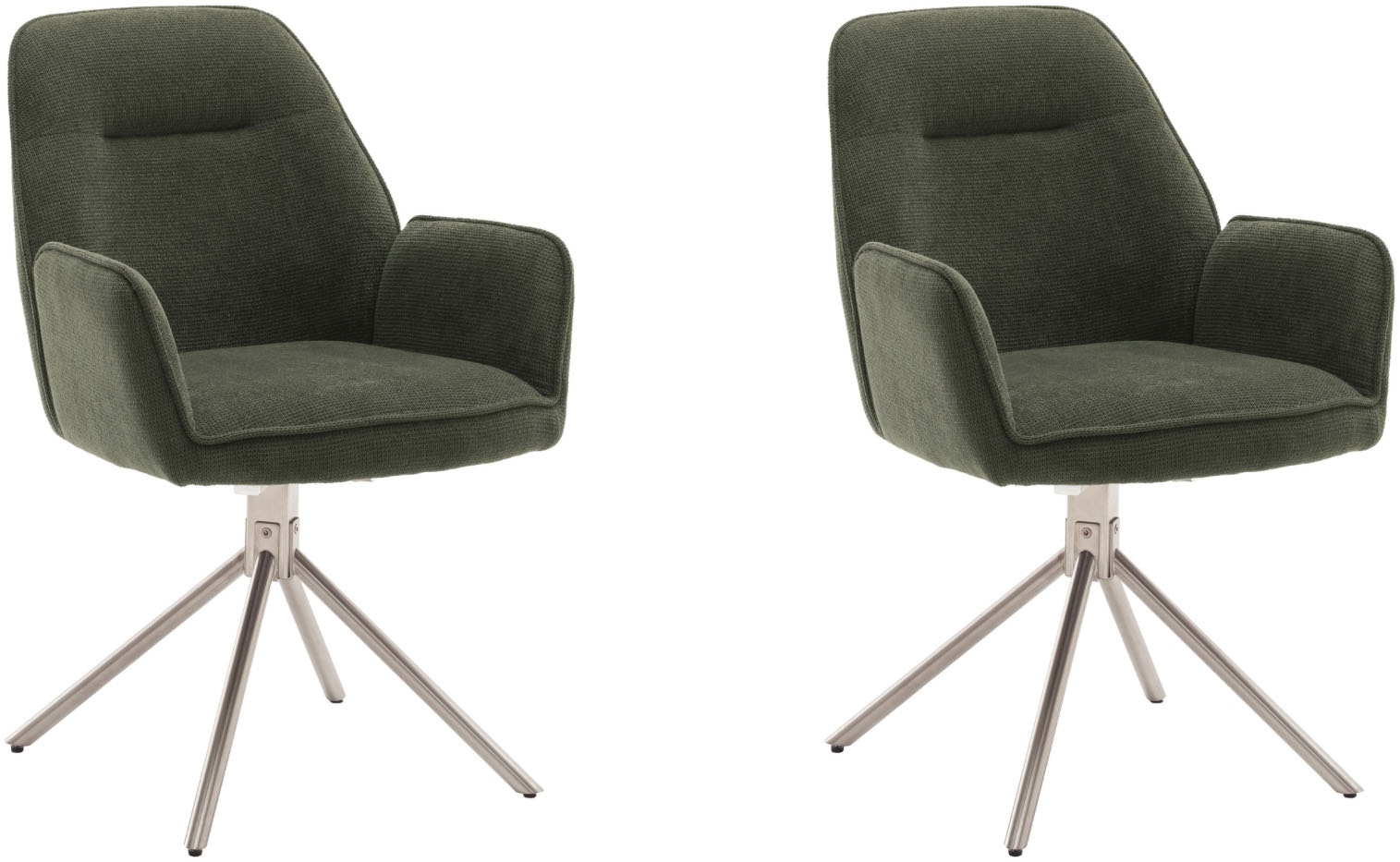 MCA furniture 4-Fußstuhl (Set) 2 Stk.180° drehbar