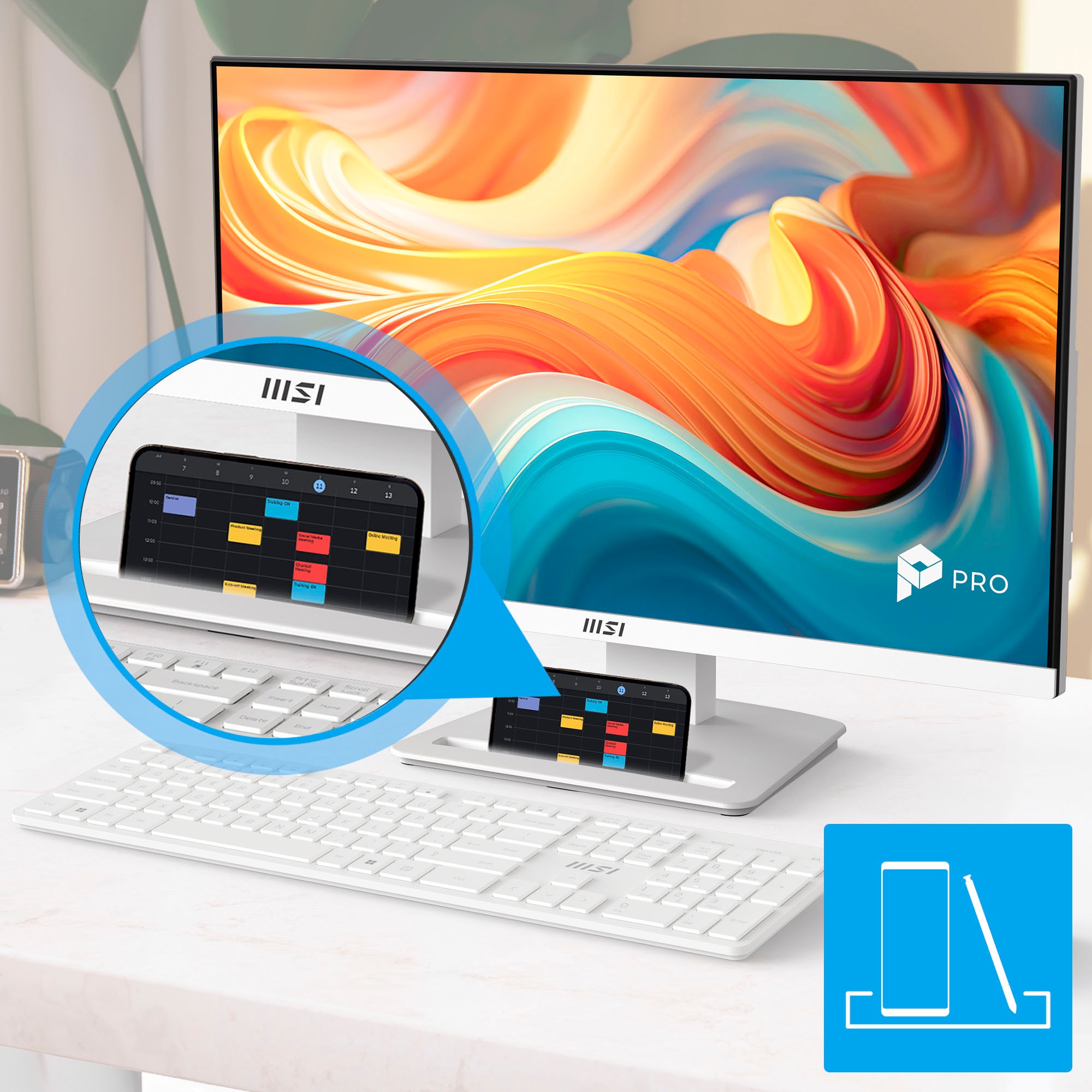 MSI LED-Monitor »PRO MP241W E14V« 61 cm/24 ″  1920 x 1080 px Full HD 1 Reaktionszeit 144 Hz