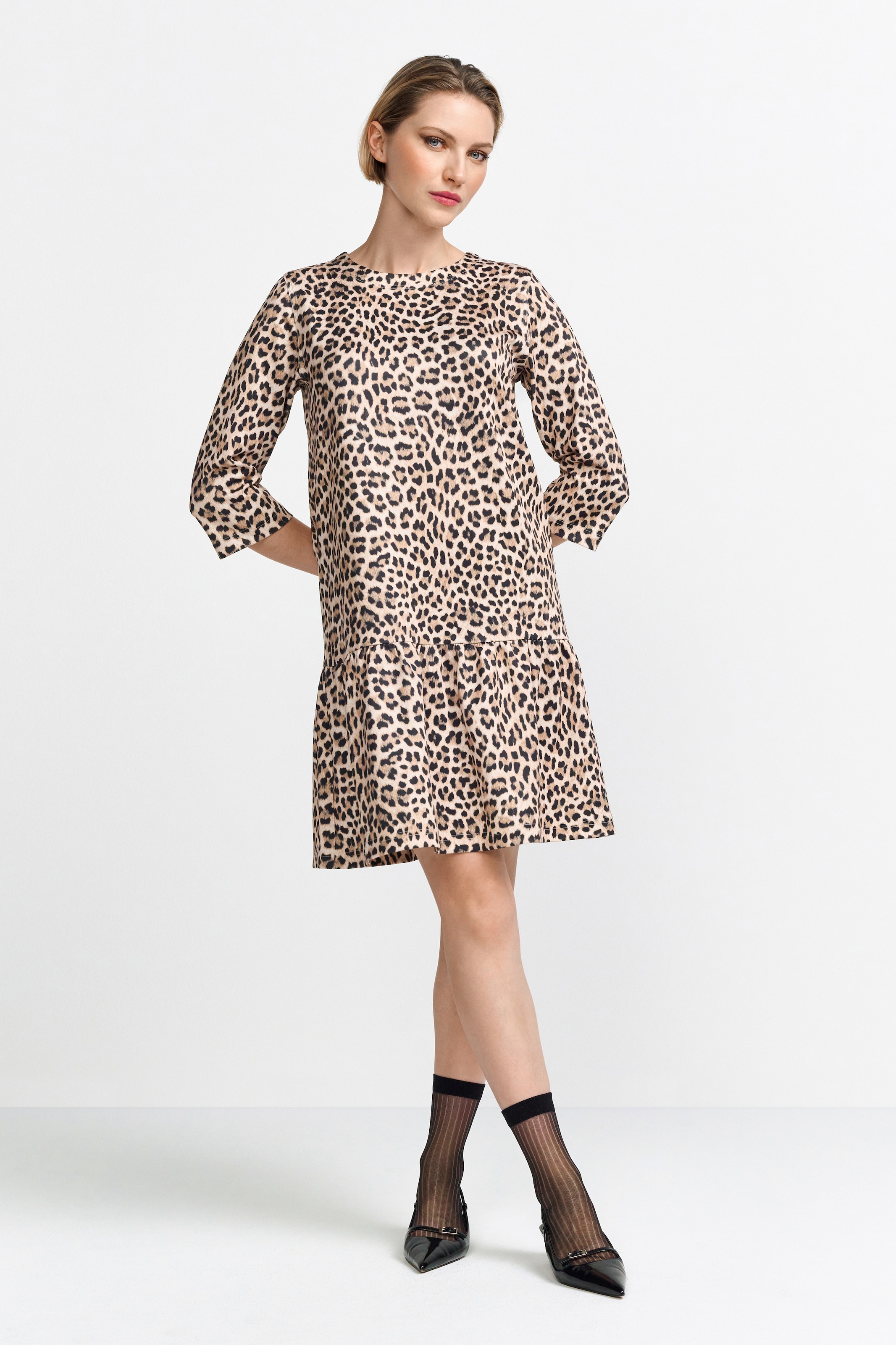 RICHROYAL Minikleid, Mit Rundhalsausschnitt
