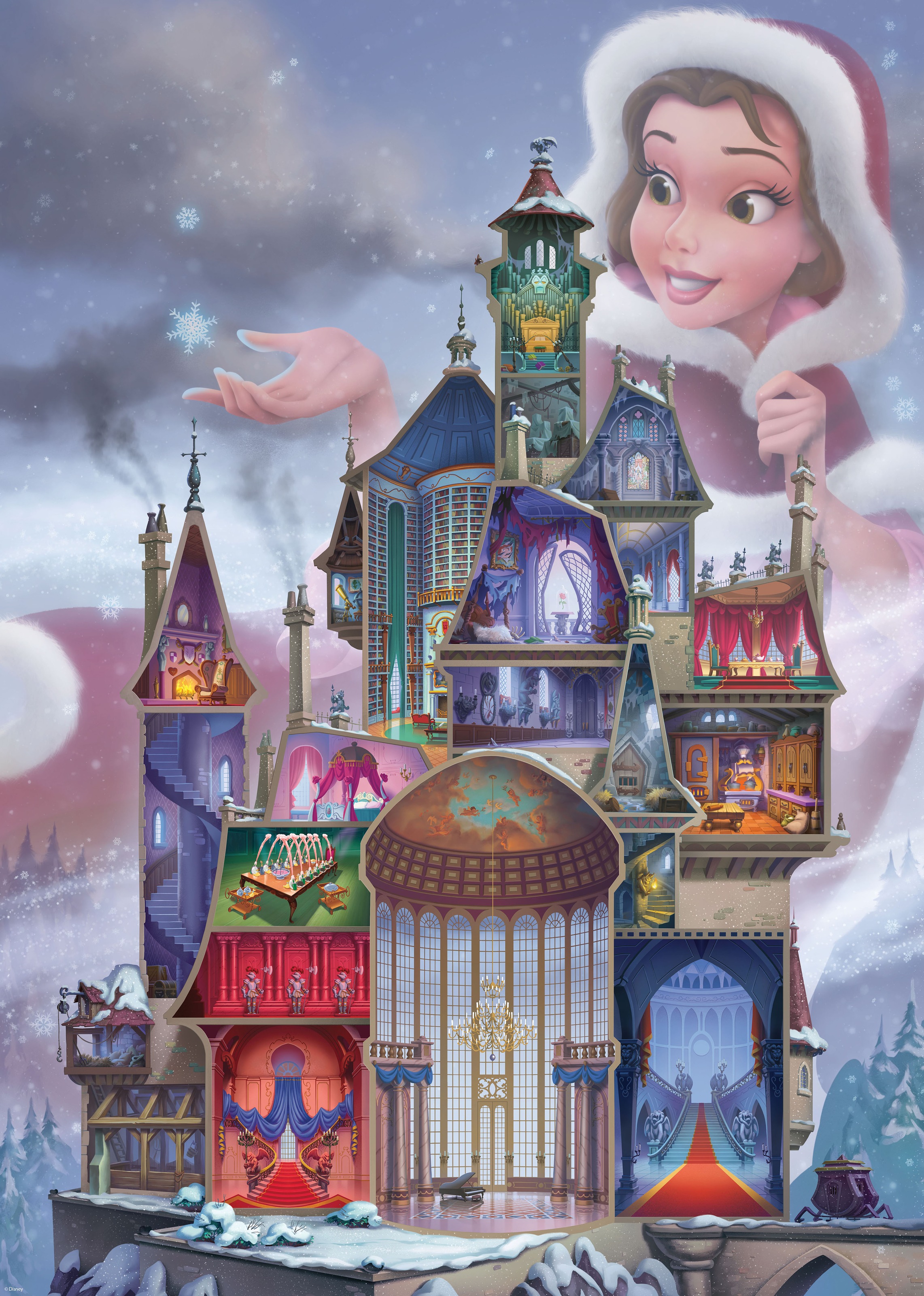 Ravensburger Puzzle »Castle Collection - Disney Princess, Belle«, Made in Germany