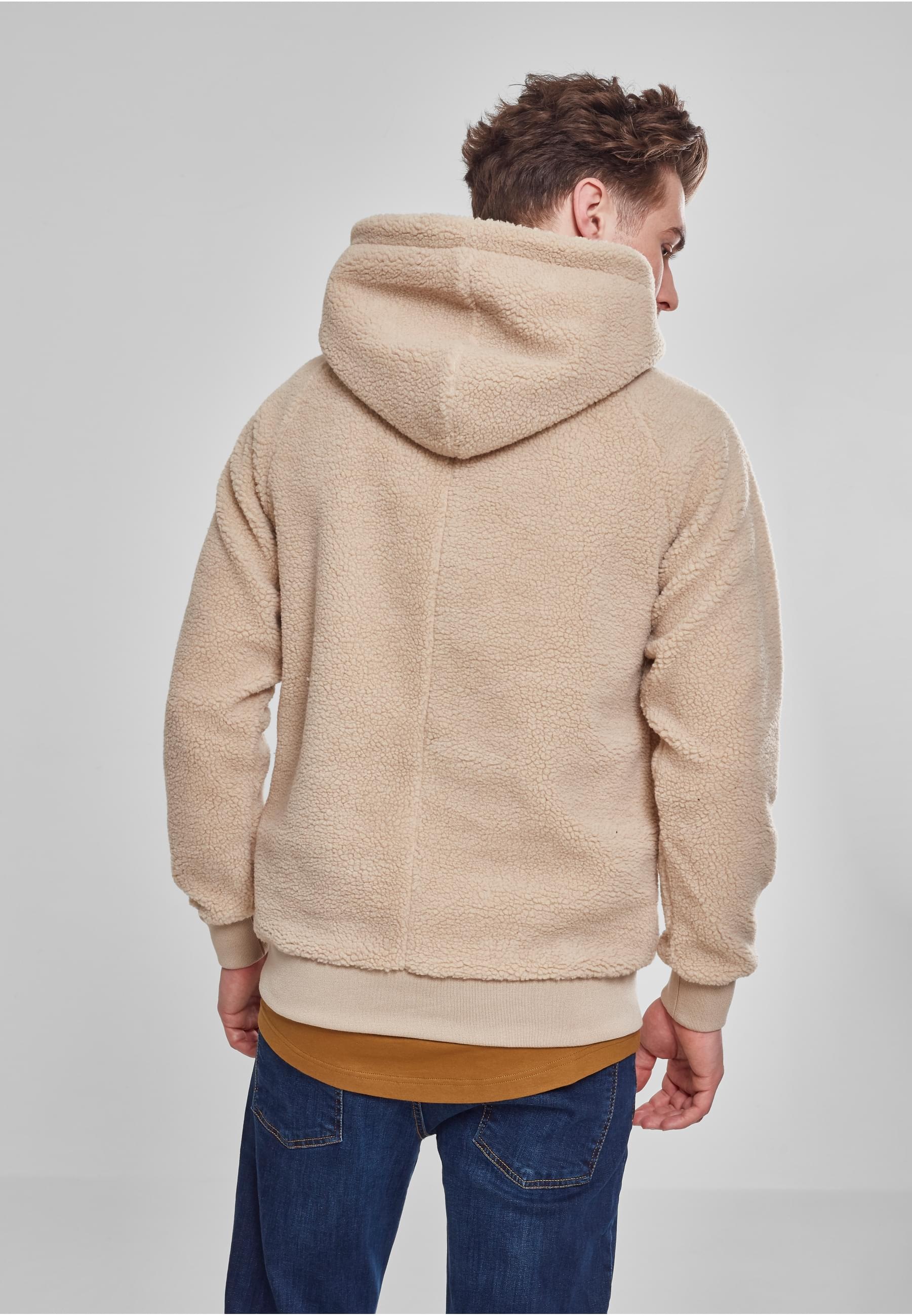 URBAN CLASSICS Sweatshirt »Urban Classics Herren Sherpa Hoody«, (1 tlg.)