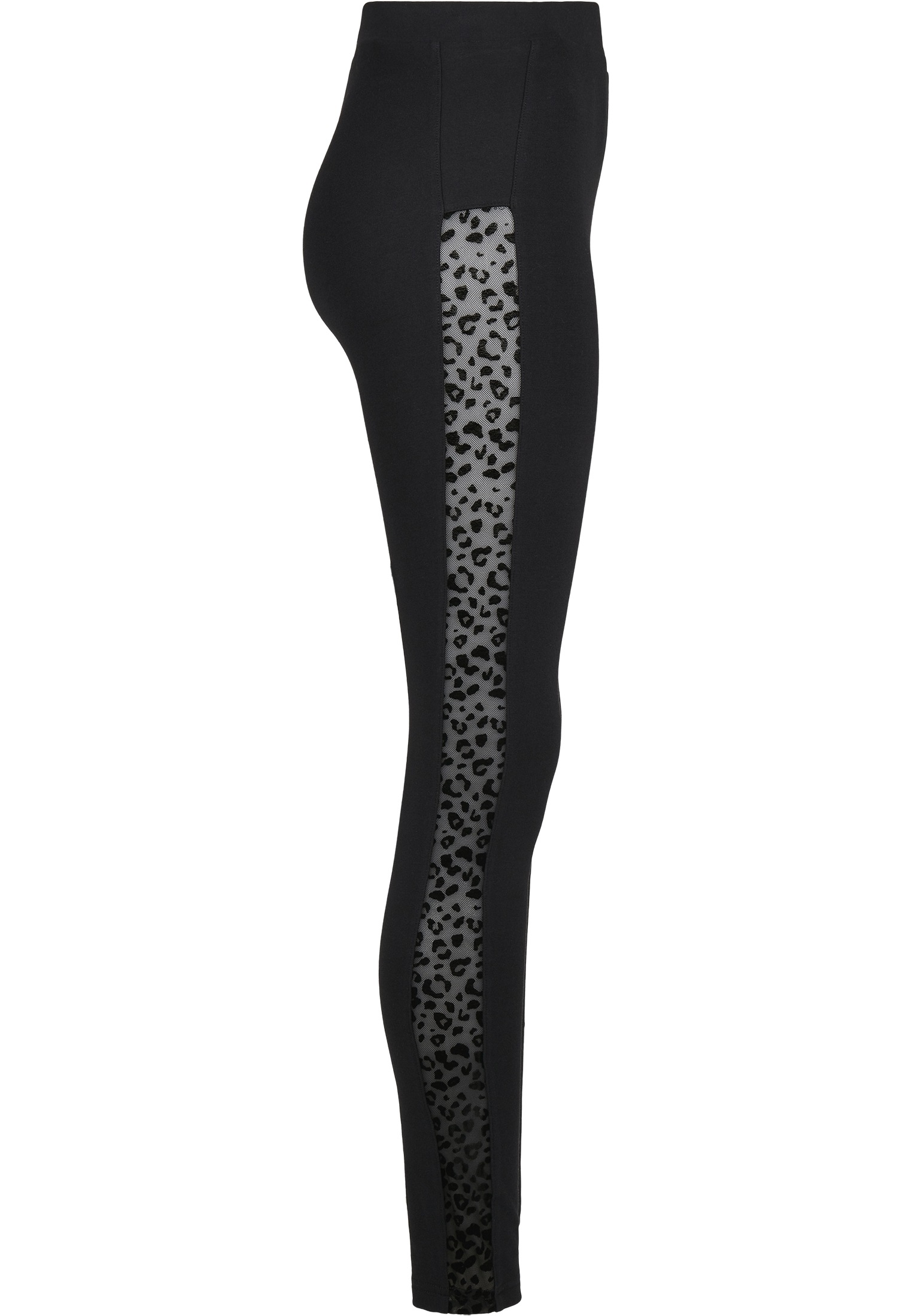 URBAN CLASSICS Leggings »Urban Classics Damen Ladies Flock Lace Stripe Leggings«, (1 tlg.)