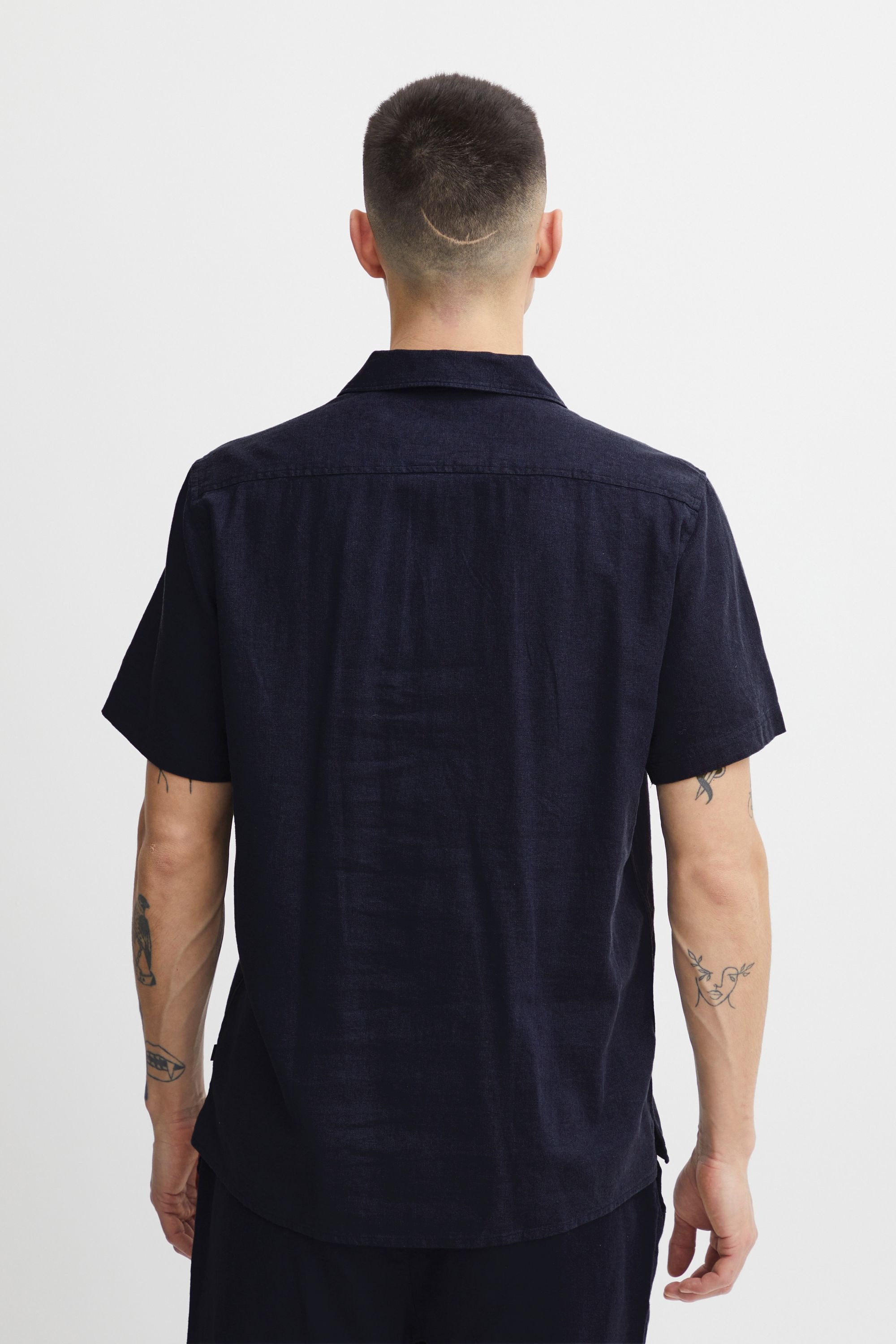 !solid Allan Kurzarmhemd Blau XL 3