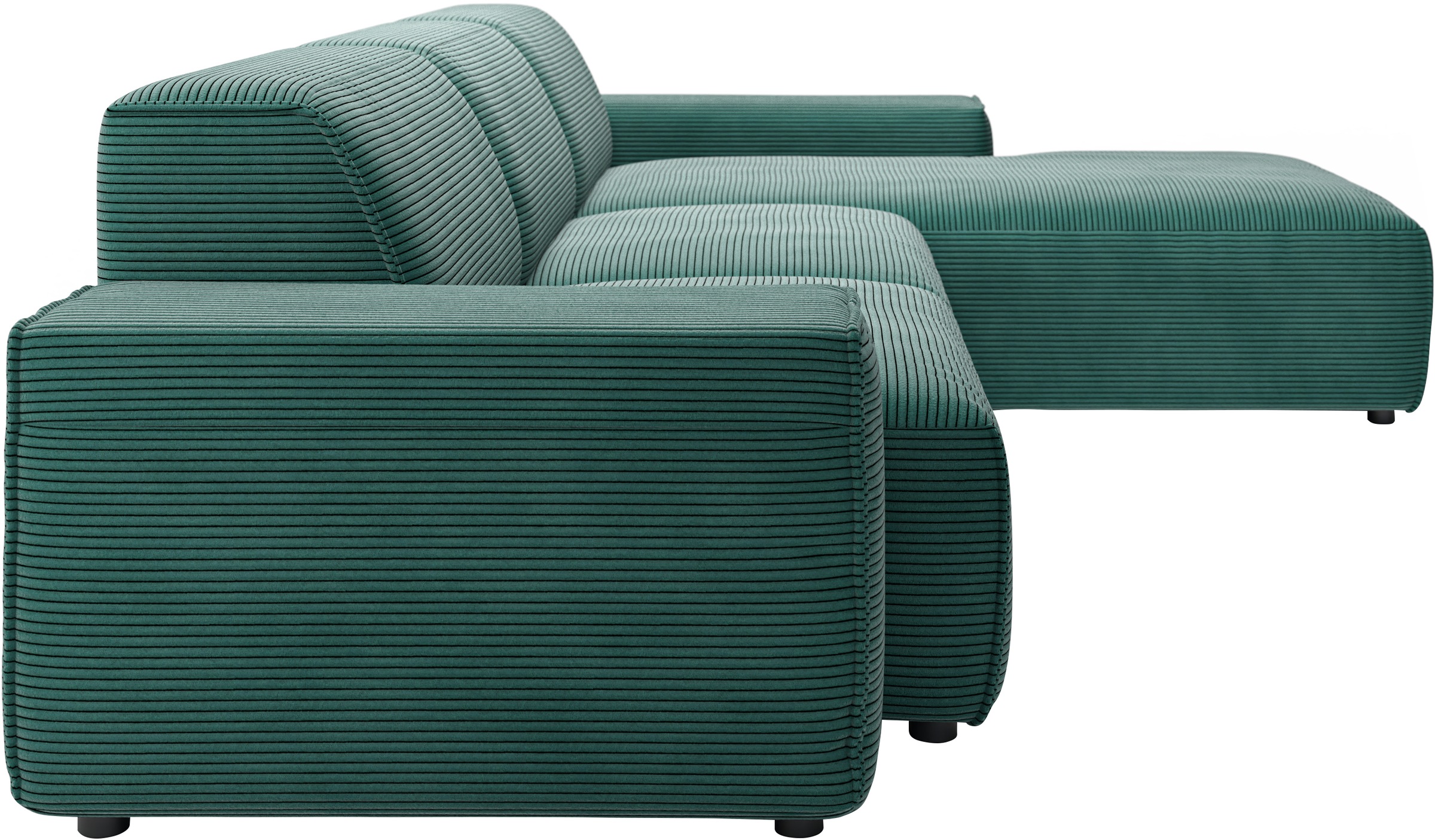 andas Ecksofa »Glimminge auch in Breitcord, Feincord, Bouclé + Easy care-Bezug«, L-Form, Breite 294, Zierkissen