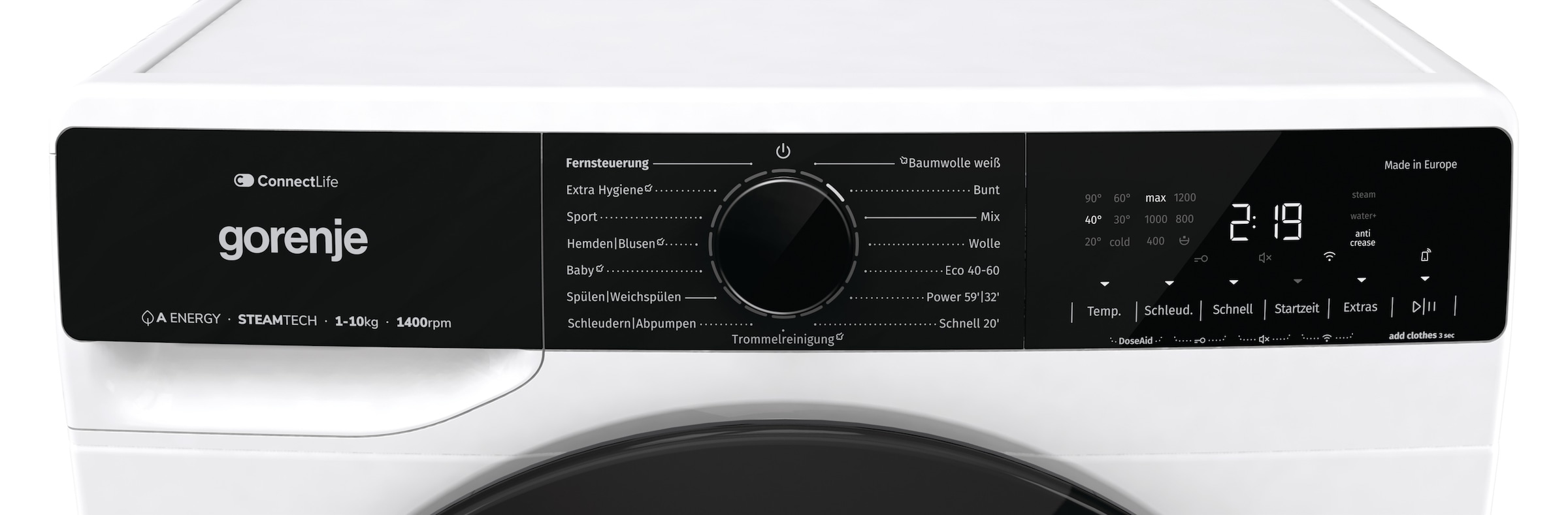 GORENJE Waschmaschine »WPNA14A2TS«, 10 kg, 1400 U/min, Energieklasse A-30%