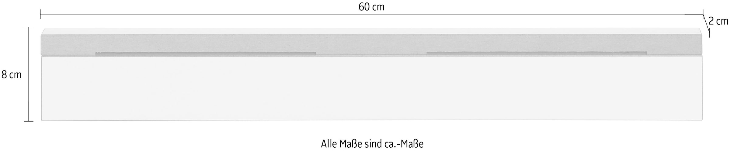 Tojo Garderobenpaneel »Tojo-grad schlüssel«, Breite 60 cm
