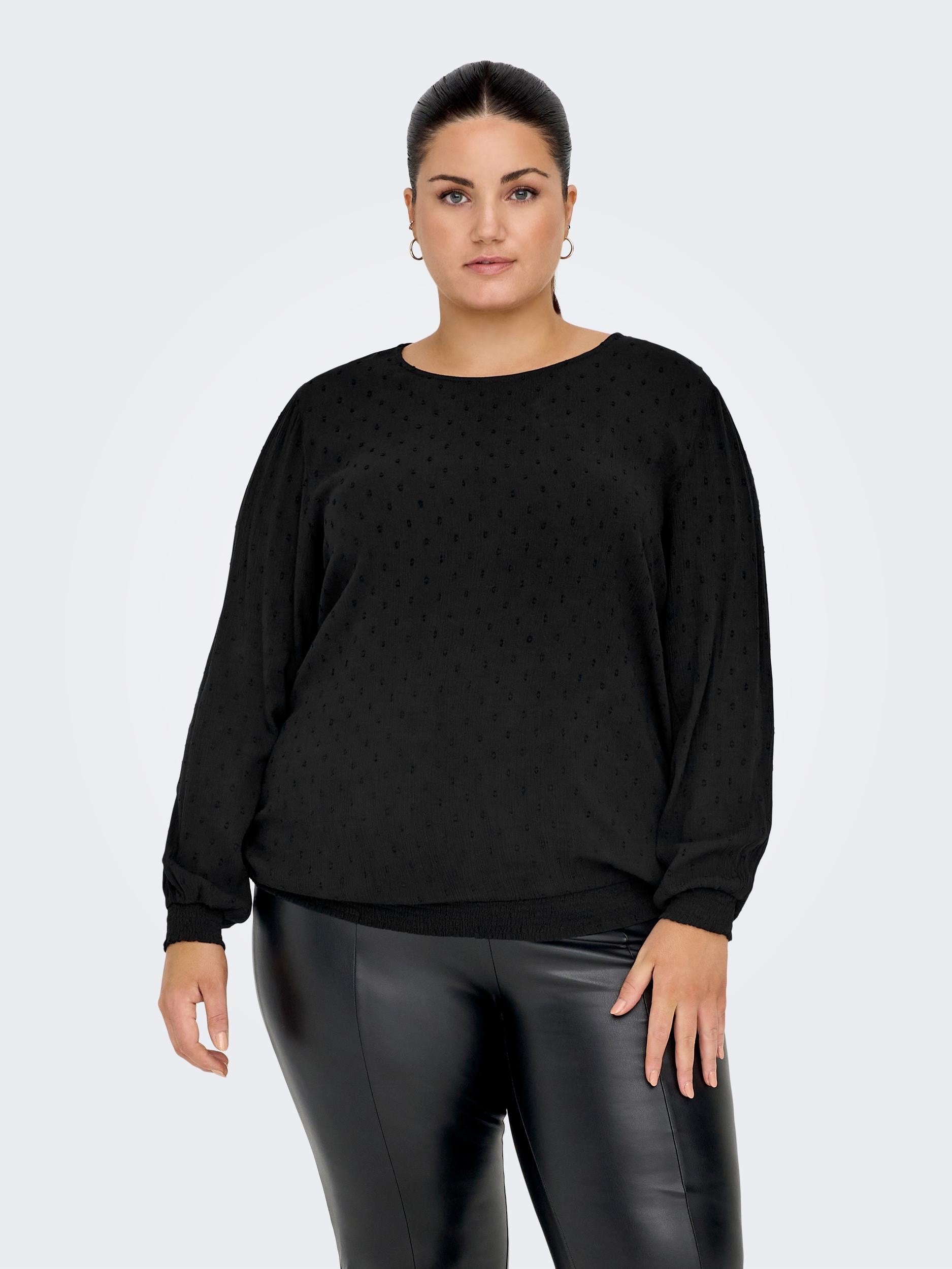 ONLY CARMAKOMA Shirtbluse "CARADANA L/S SMOCK TOP WVN" günstig online kaufen