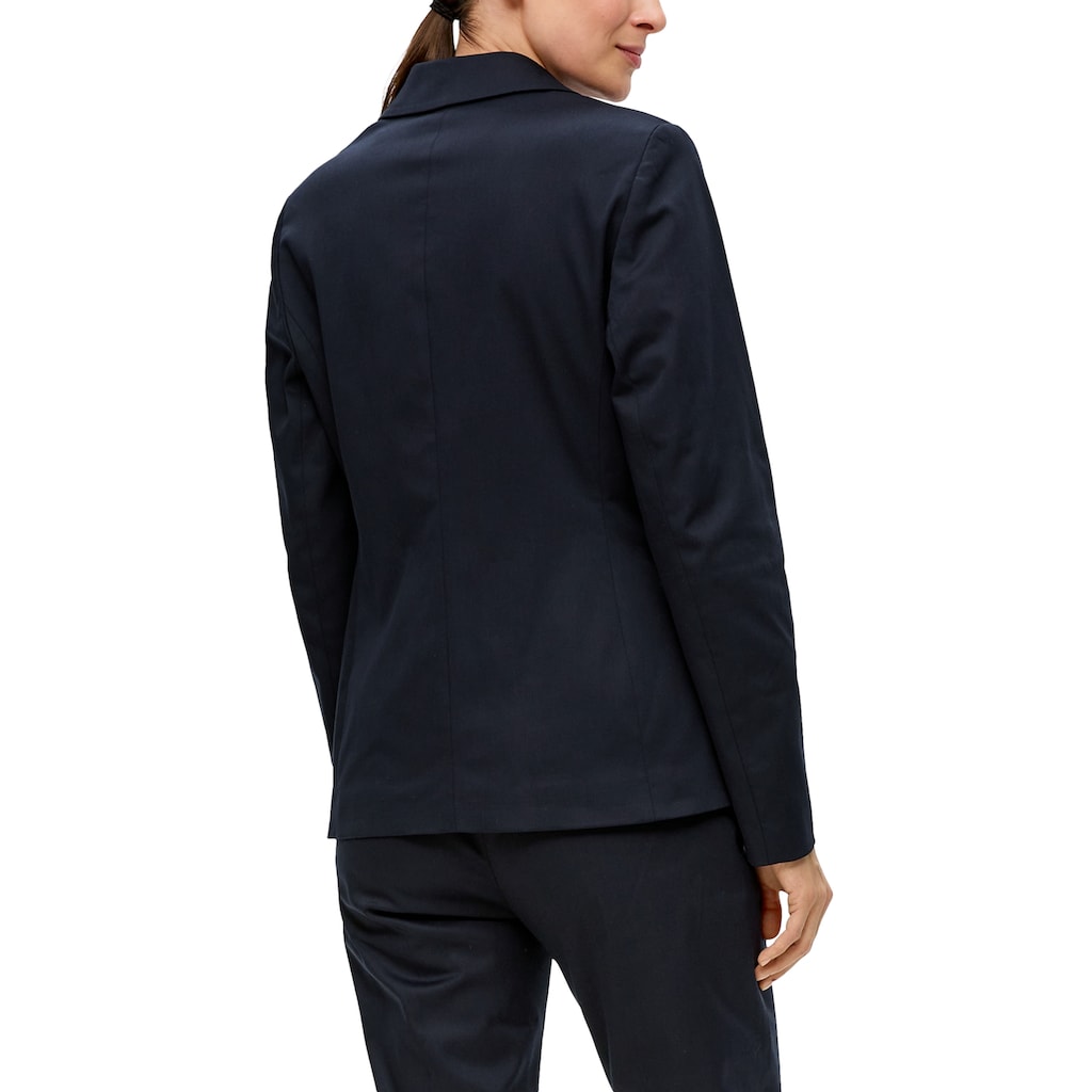 s.Oliver BLACK LABEL Jackenblazer, mit Stretch