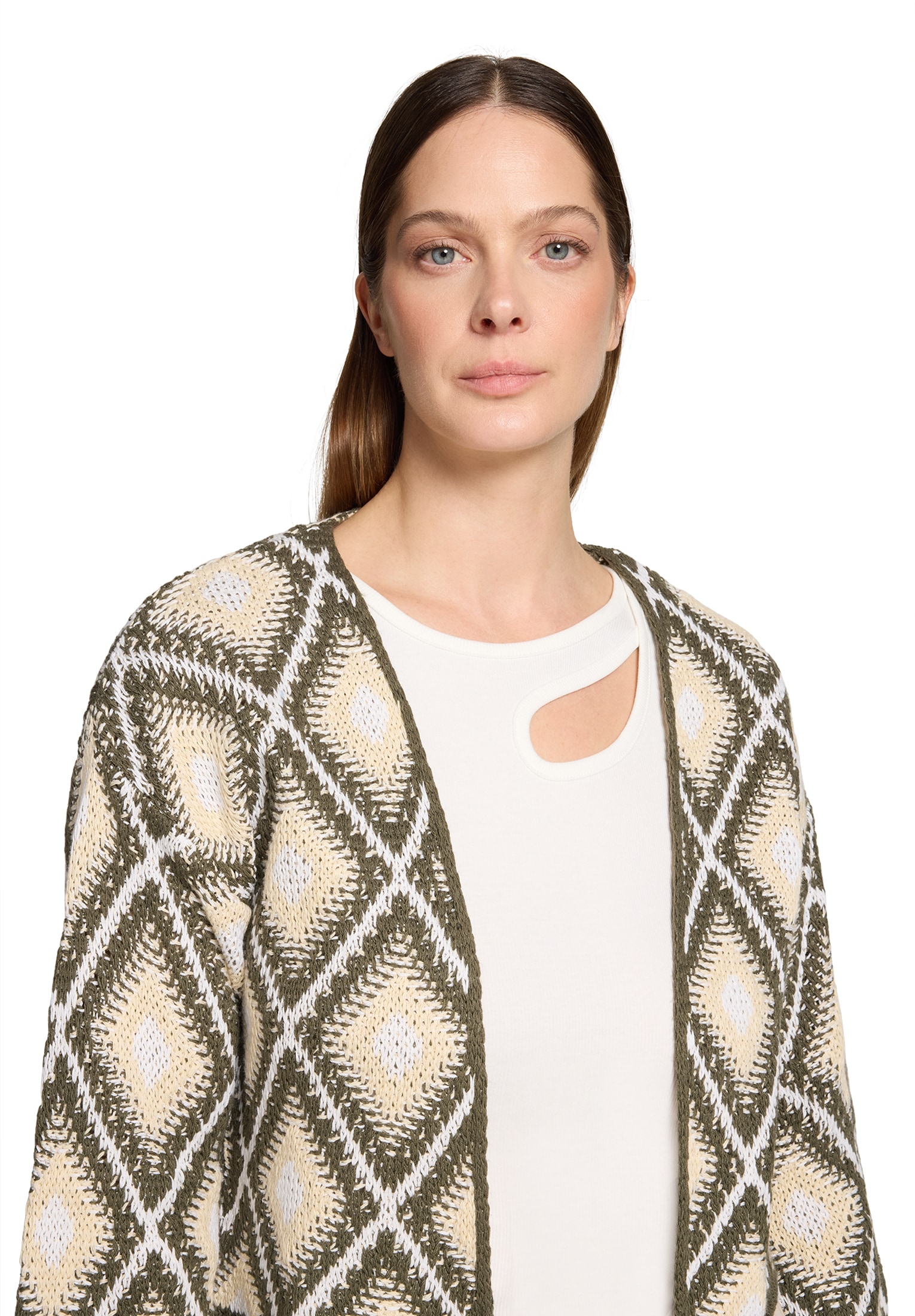 Cartoon Strickjacke »Damen mit Jacquard« 1 tlg.