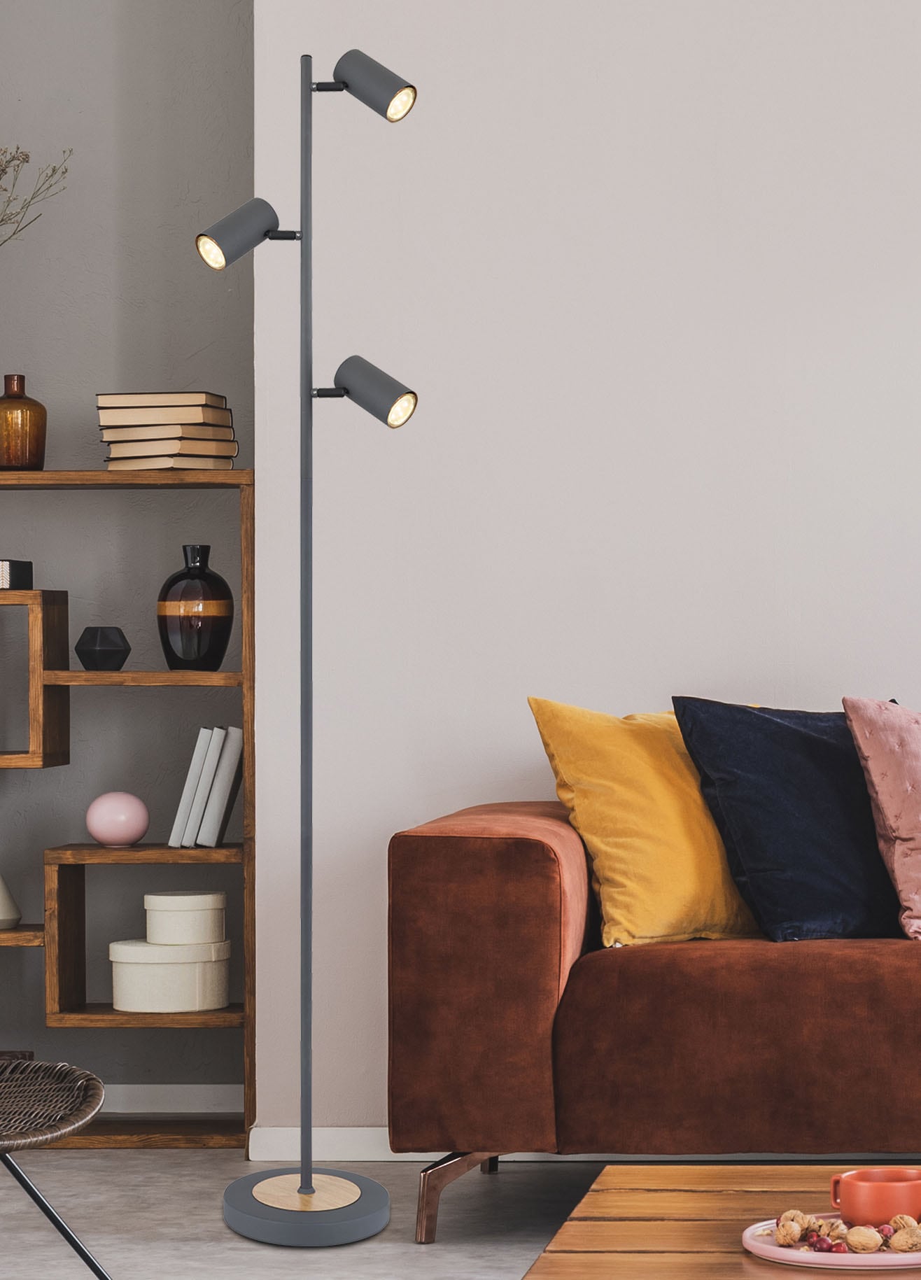 GLOBO LIGHTING Stehlampe »ROBBY« GU10 1 Stk. Stehleuchte, GU10 LED, 154 cm hoch