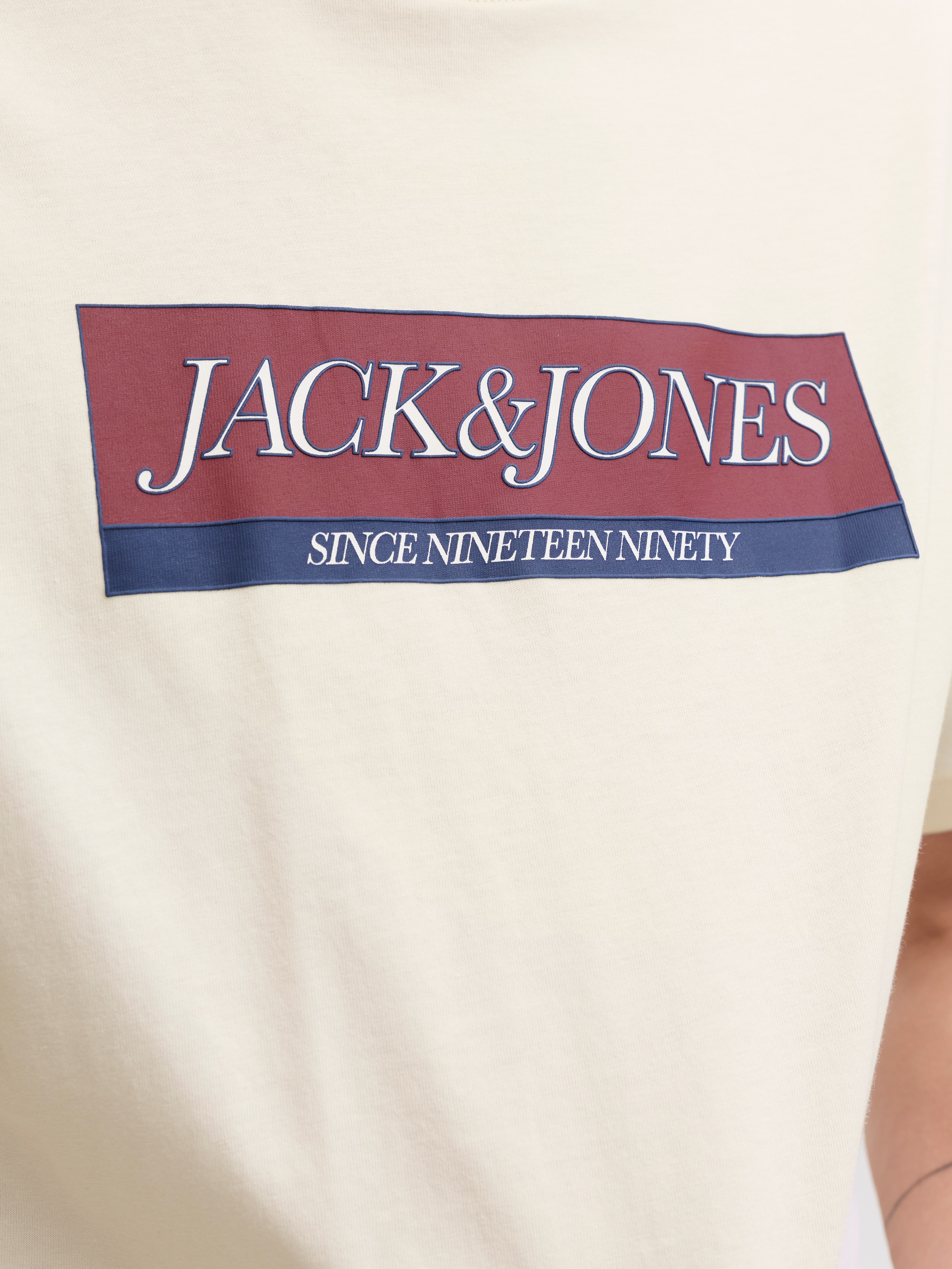 Jack & Jones T-Shirt »JORINWOOD BLOCK BRANDING TEE SS CN«