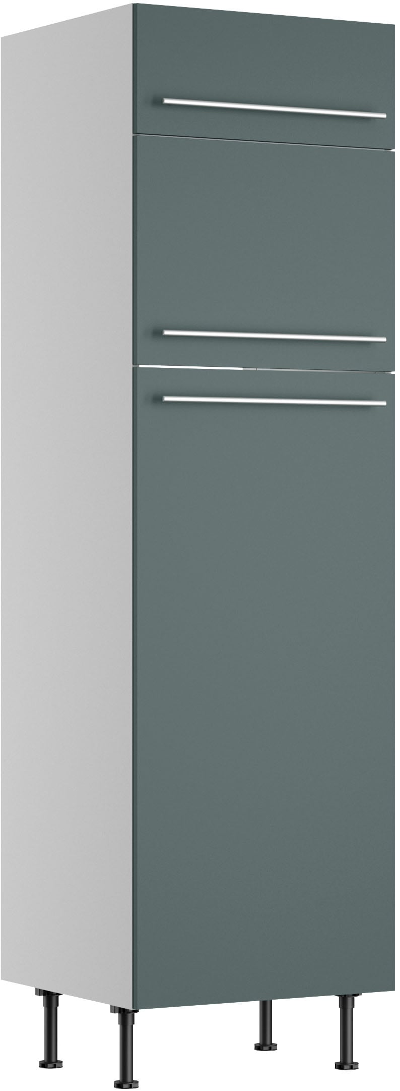 KOCHSTATION Kühlumbauschrank "KS-Bern2" Breite 60 cm, Höhe 211,8 cm, 1 Klappe, 2Türen
