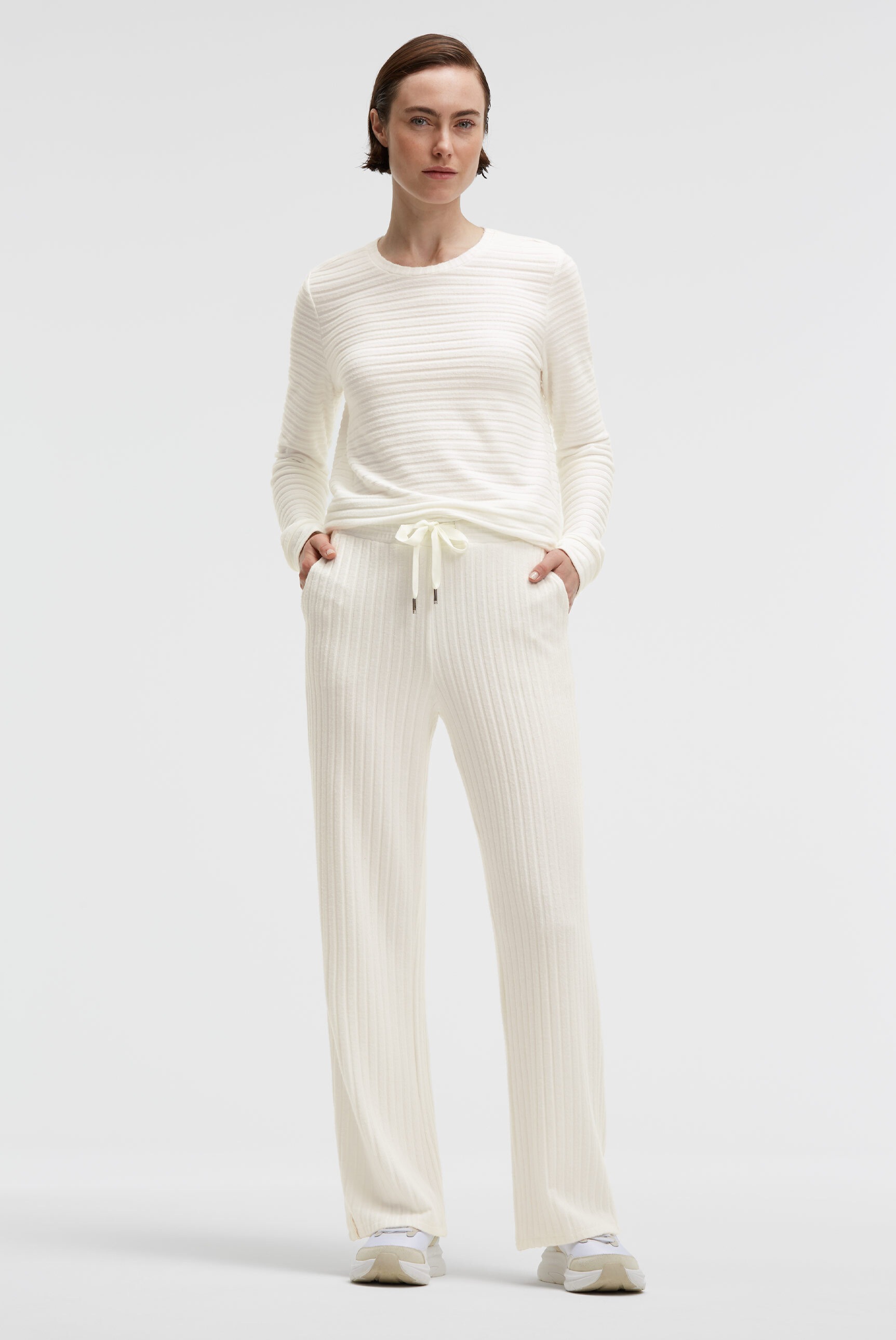 SOCCX Stoffhose  mit Elastikbund und Kordel