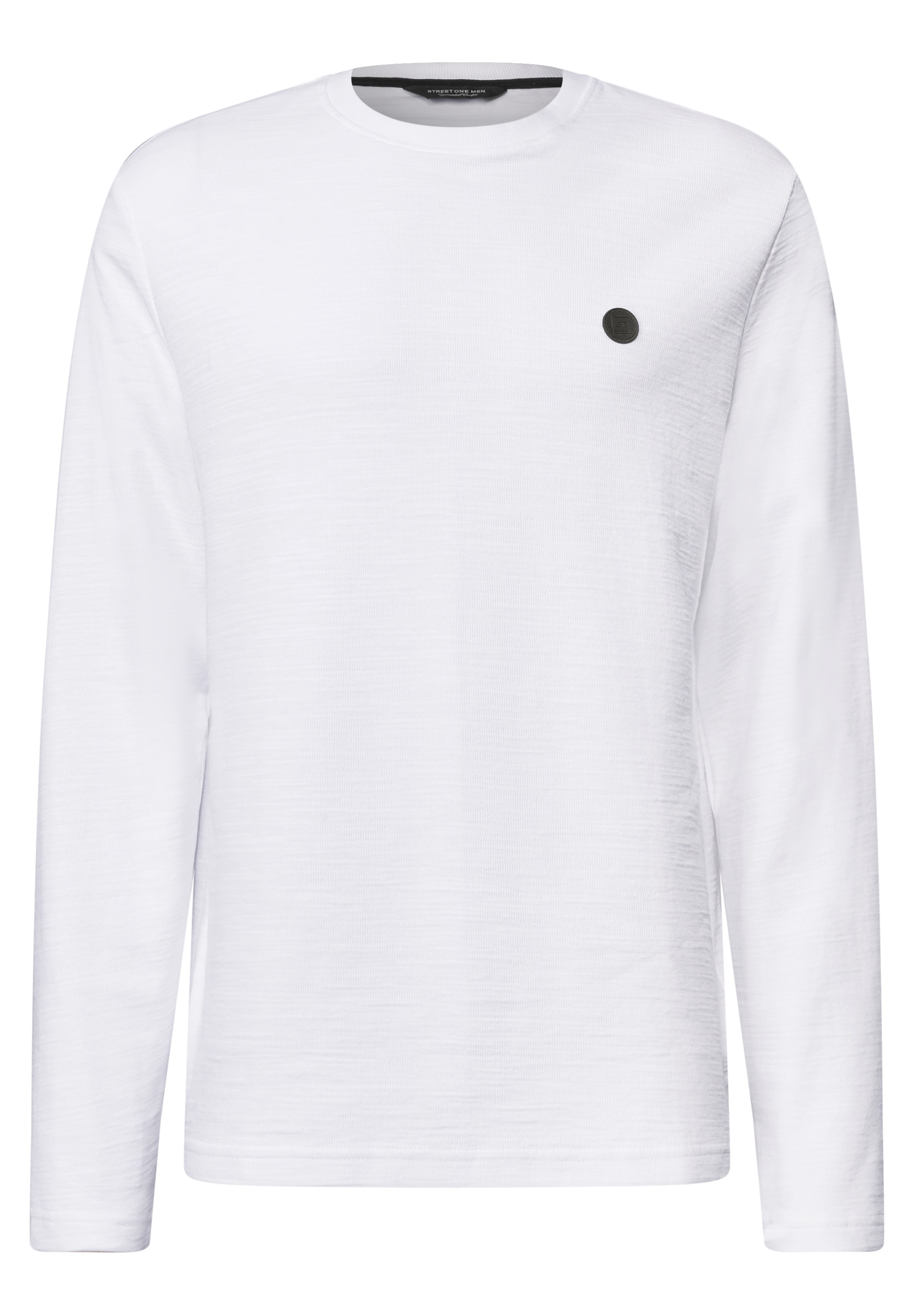 STREET ONE MEN Langarmshirt im soften Baumwoll-Mix