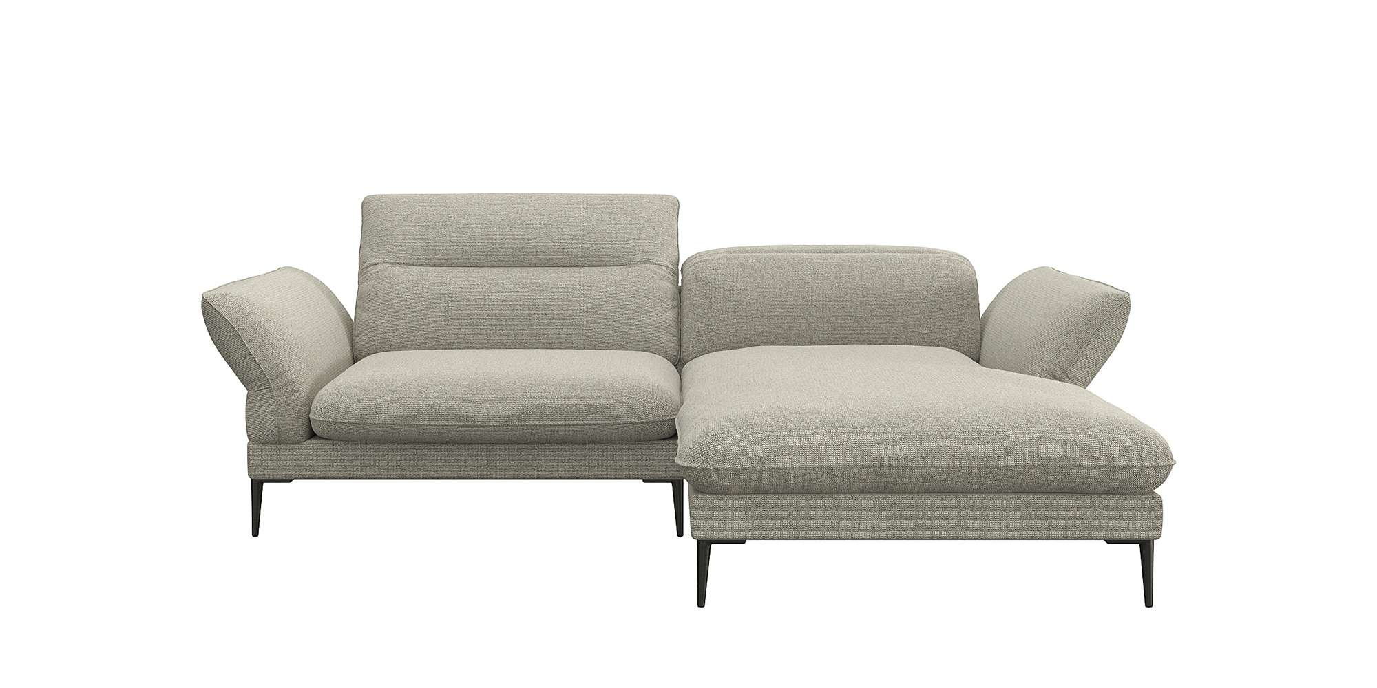 FLEXLUX Ecksofa "Salino, Funktionssofa mit Recamiere, Relaxsofa, Ecksofa", günstig online kaufen